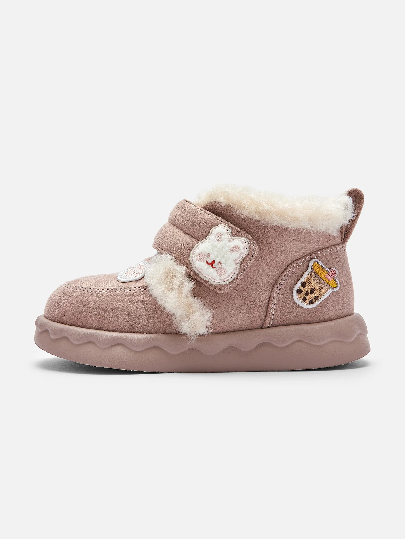 balabala Girl Toddler Velcro Plush Snow Boots - Image 8