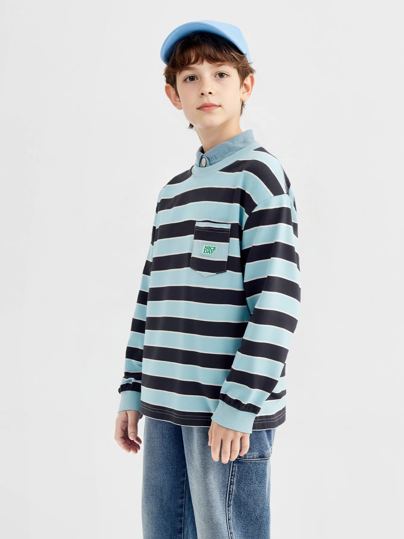 Balabala Kids Boy Long Sleeve T-Shirt - Image 2