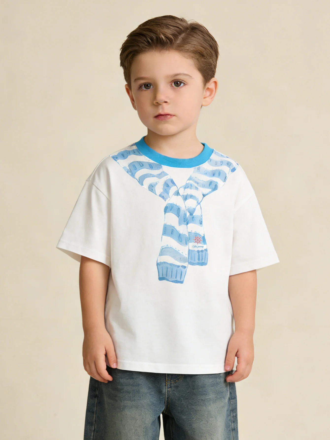 Balabala Kids Boy Short-Sleeve T-Shirt