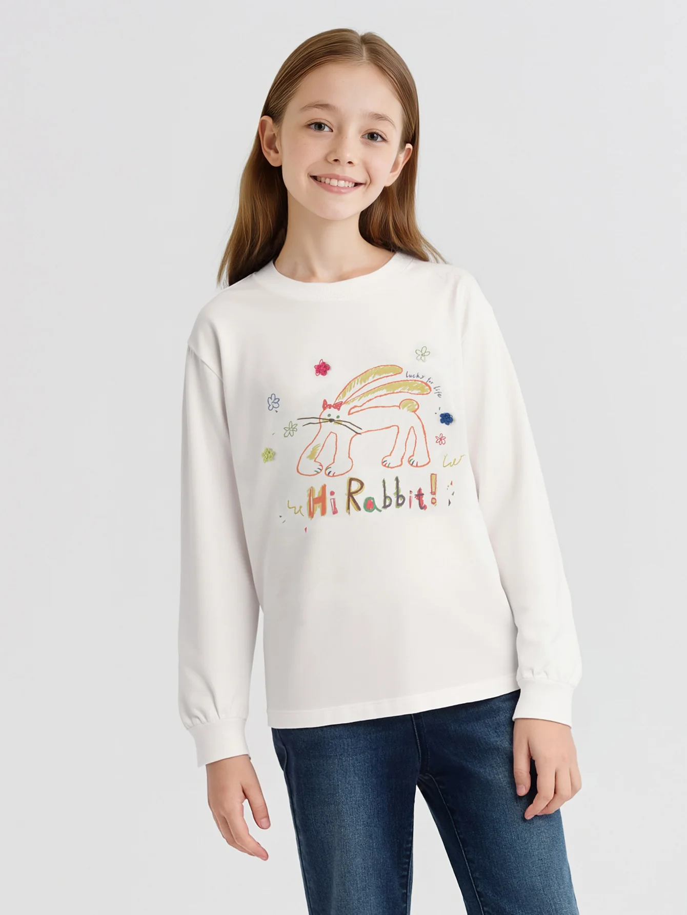 Balabala Kids Girl Long Sleeve T-Shirt - Image 3