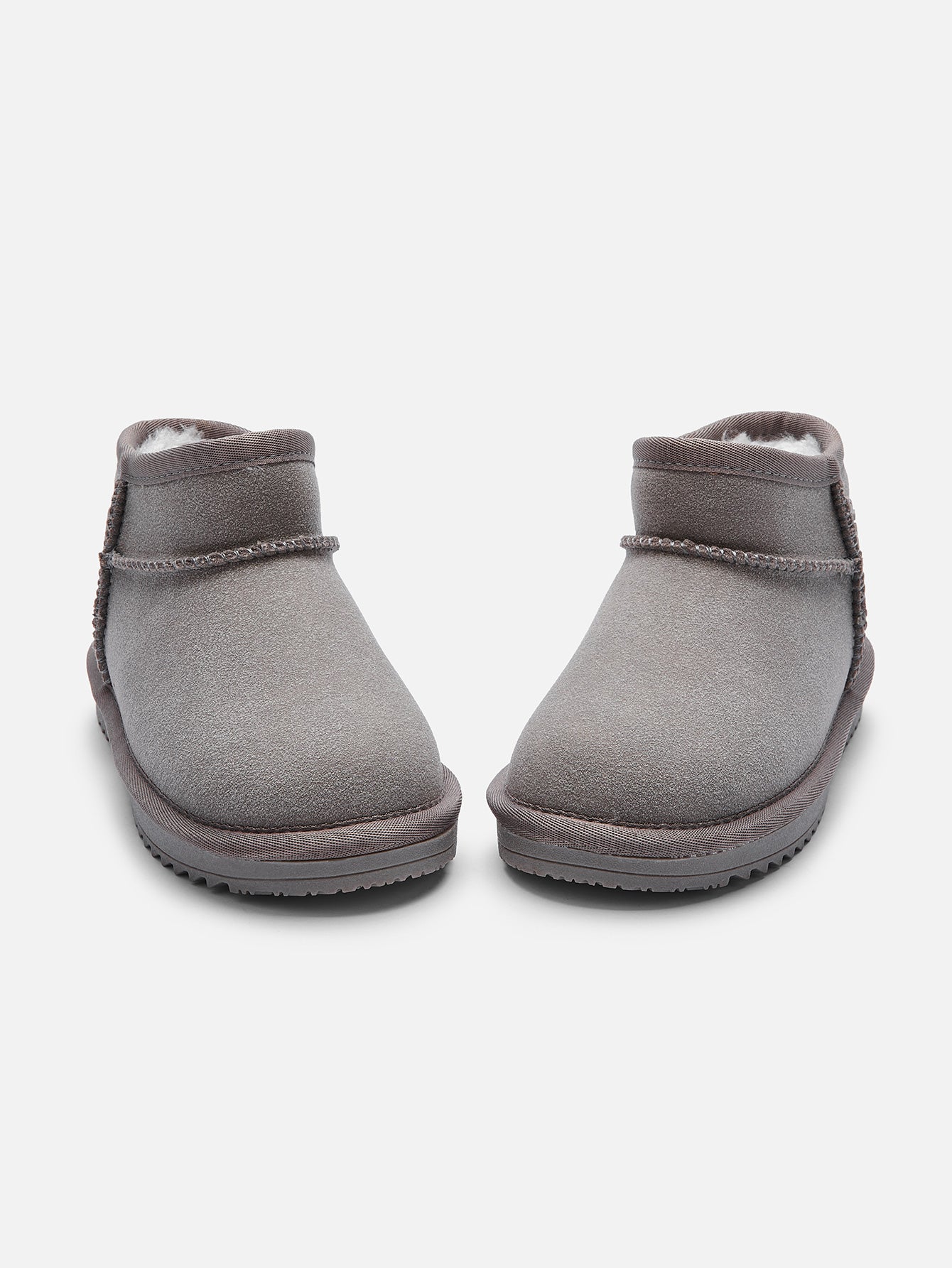 Balabala 3-9y Kids Suede Winter Snow Boots, Classic Zip Up Warm Fur Mini Snow Boots for Toddler Boys Girls - Image 10