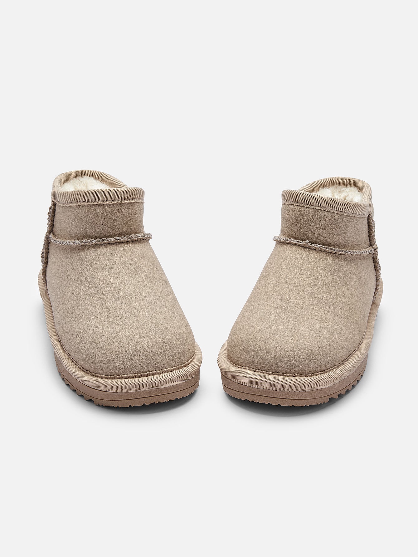 Balabala 3-9y Kids Suede Winter Snow Boots, Classic Zip Up Warm Fur Mini Snow Boots for Toddler Boys Girls - Image 16