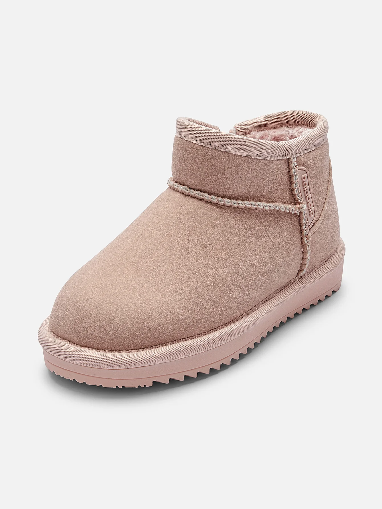 Balabala 3-9y Kids Suede Winter Snow Boots, Classic Zip Up Warm Fur Mini Snow Boots for Toddler Boys Girls - Image 25