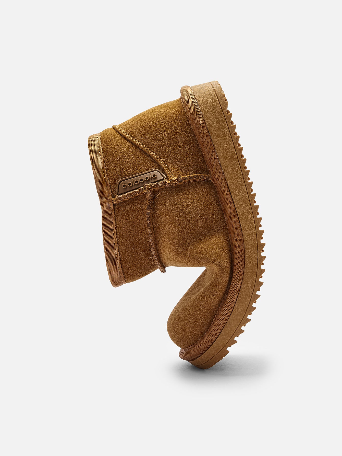 Balabala 3-9y Kids Suede Winter Snow Boots, Classic Zip Up Warm Fur Mini Snow Boots for Toddler Boys Girls - Image 6