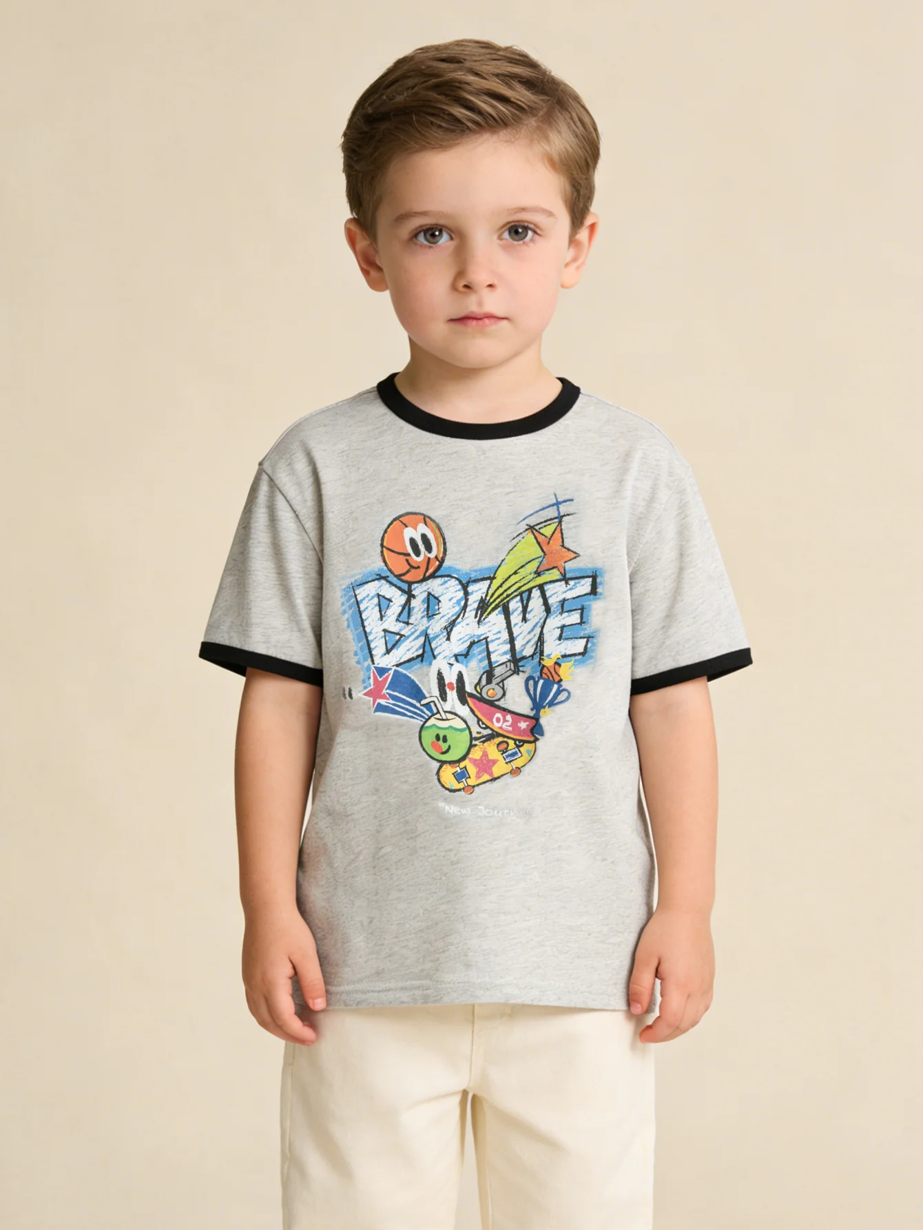 Balabala Kids Unisex Short-Sleeve T-Shirt