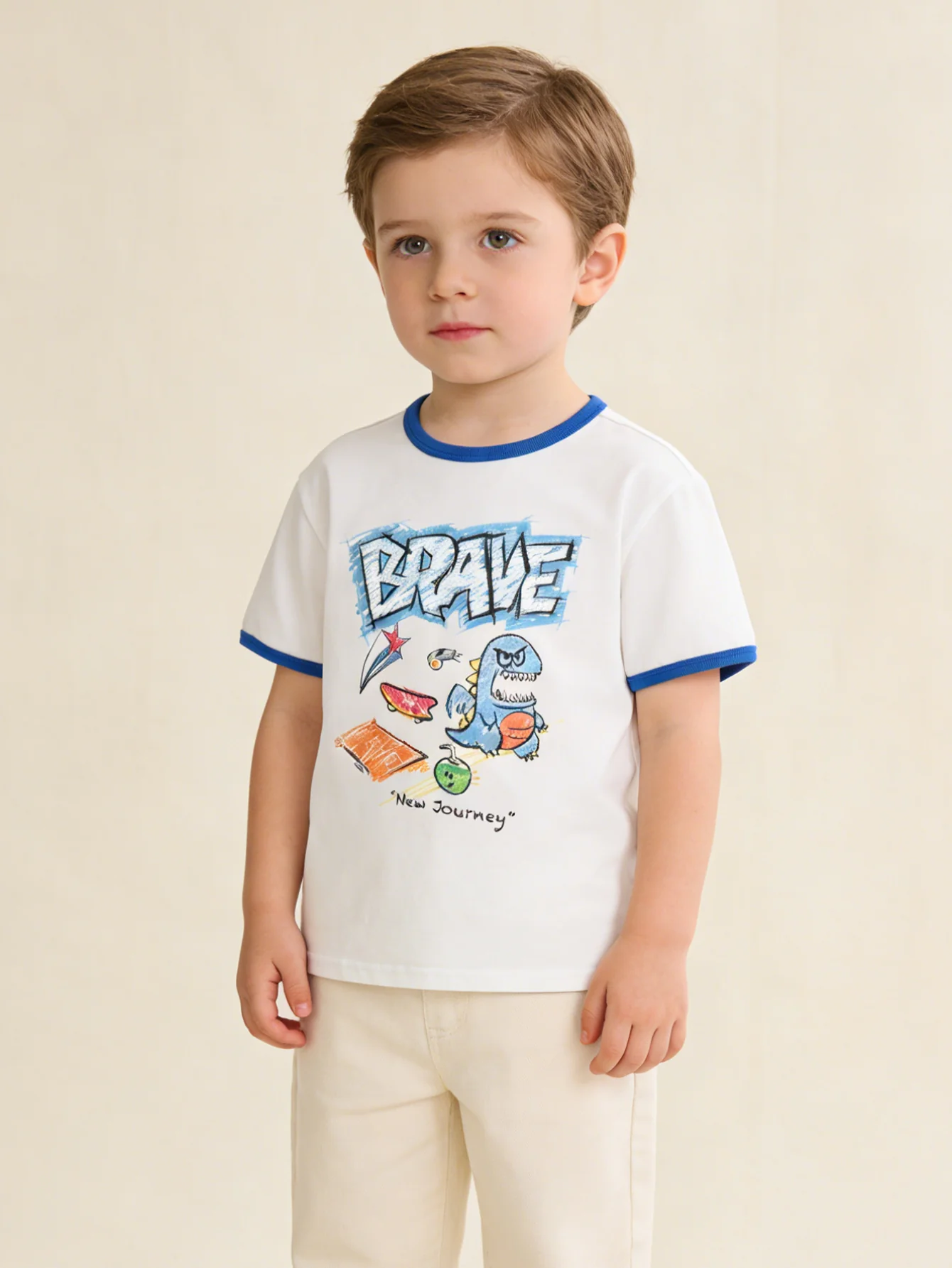 Balabala Kids Unisex Short-Sleeve T-Shirt - Image 8