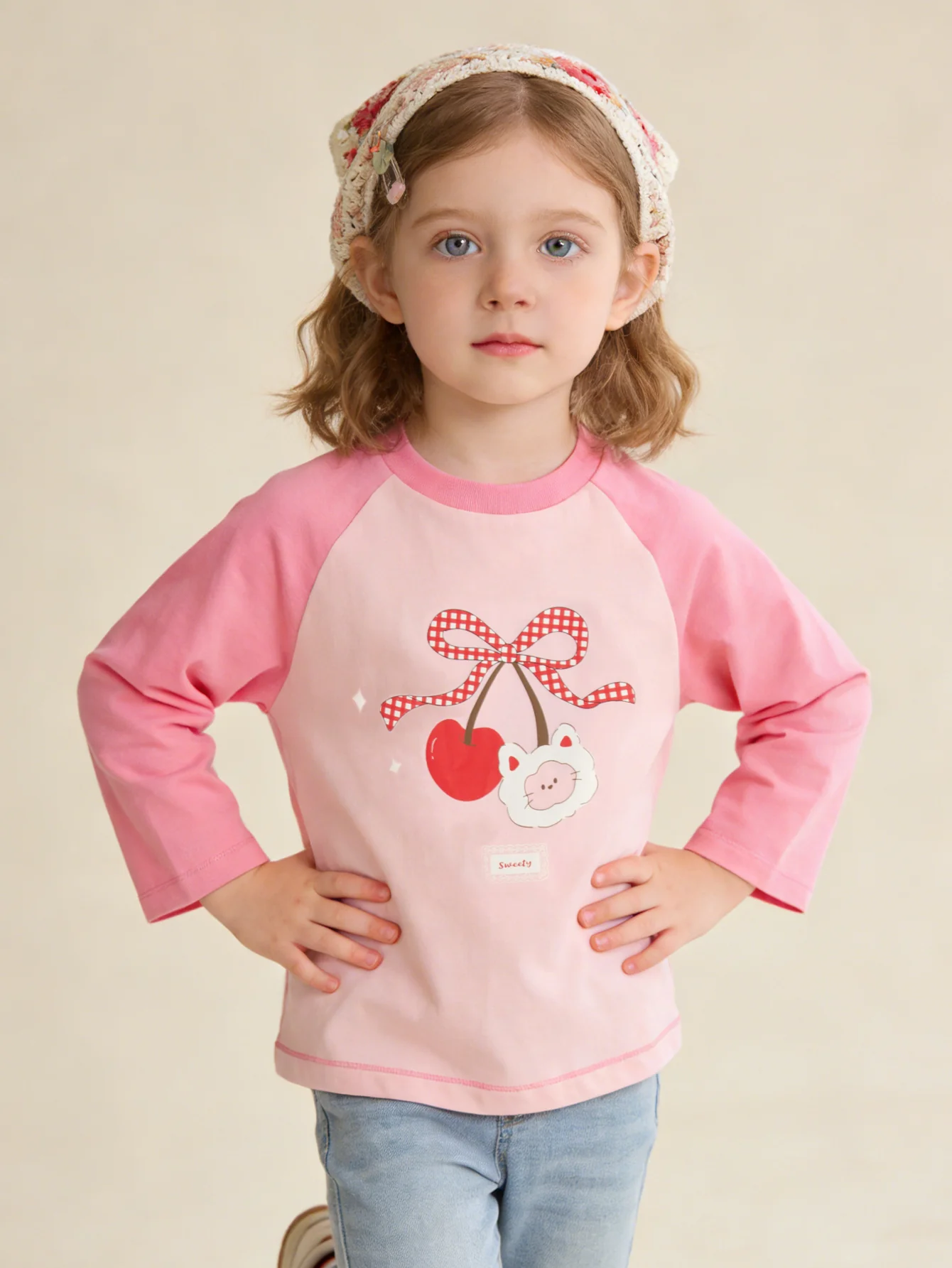 Balabala Toddler Unisex Long Sleeve T-Shirt - Image 2