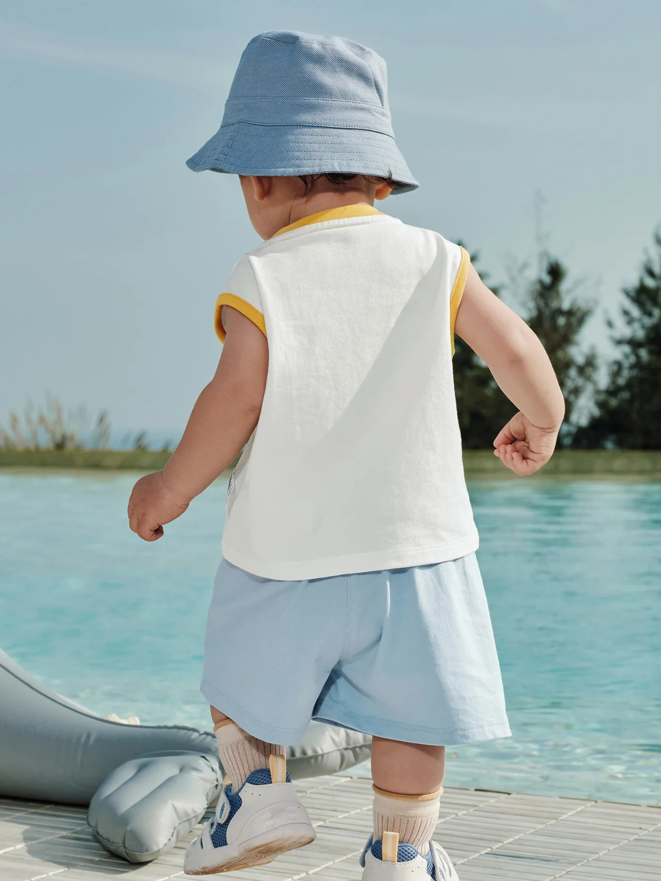 Balabala Toddler Unisex Short Sleeve Suit - Image 3