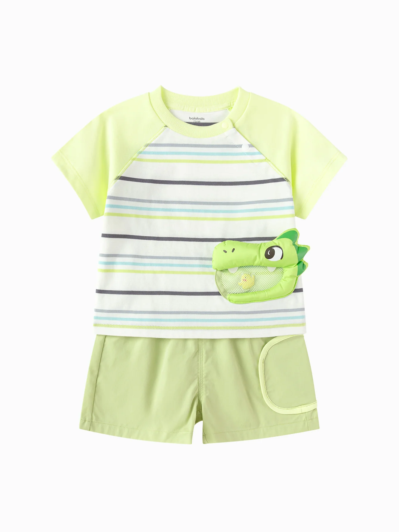 Balabala Toddler Unisex Short Sleeve Suit - Image 4