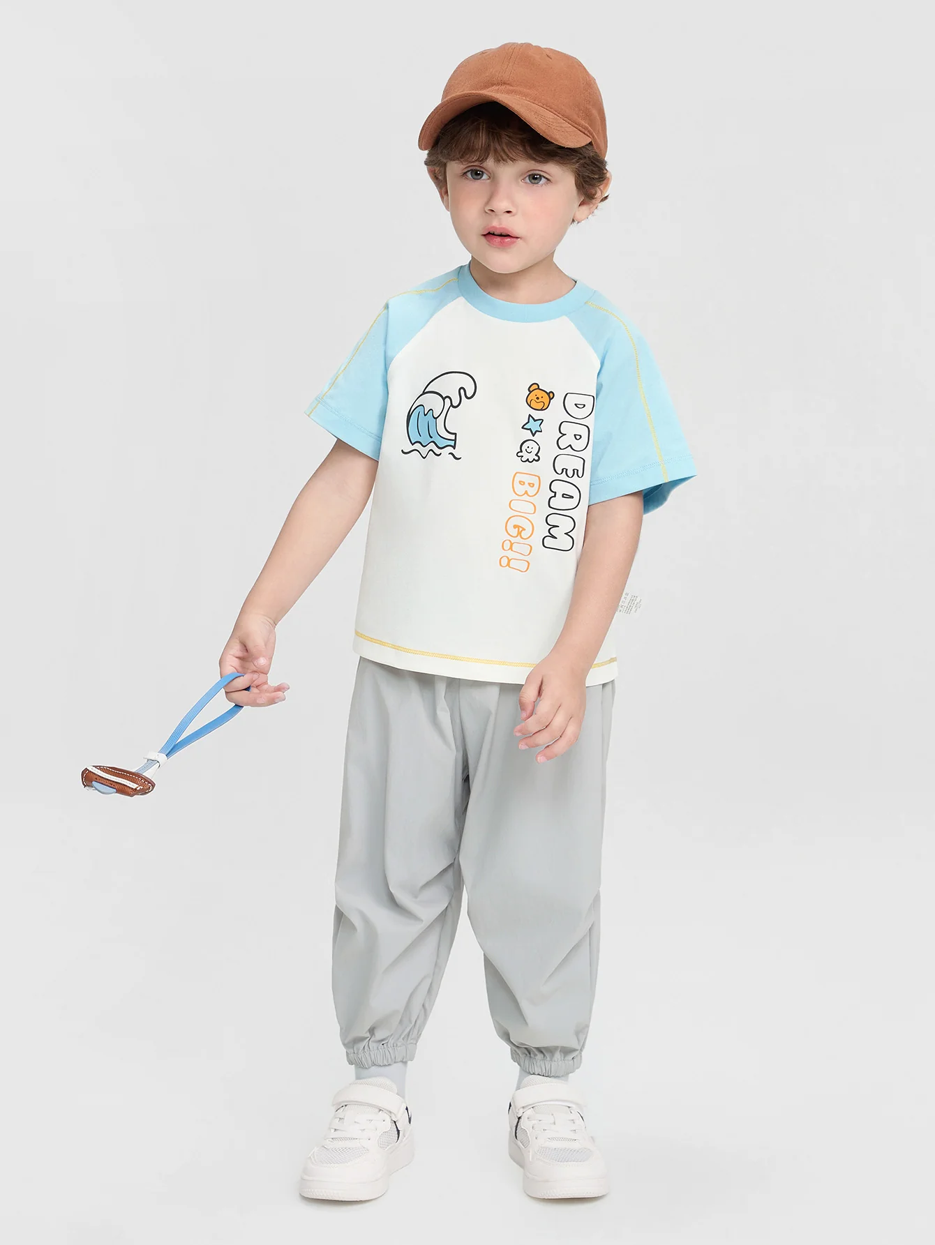 Balabala Toddler Unisex Short Sleeve Suit - Image 7