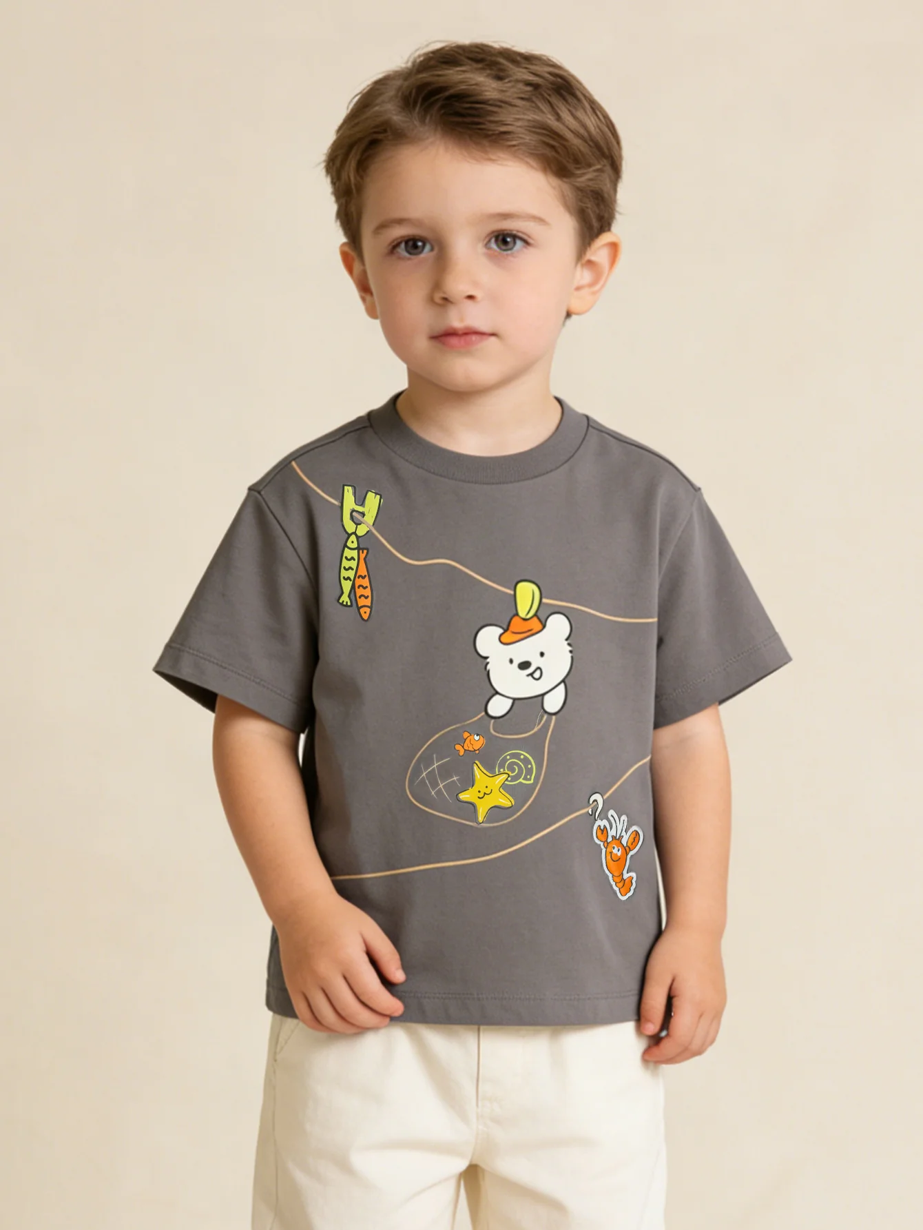 Balabala Toddler Unisex Short-Sleeve T-Shirt - Image 10