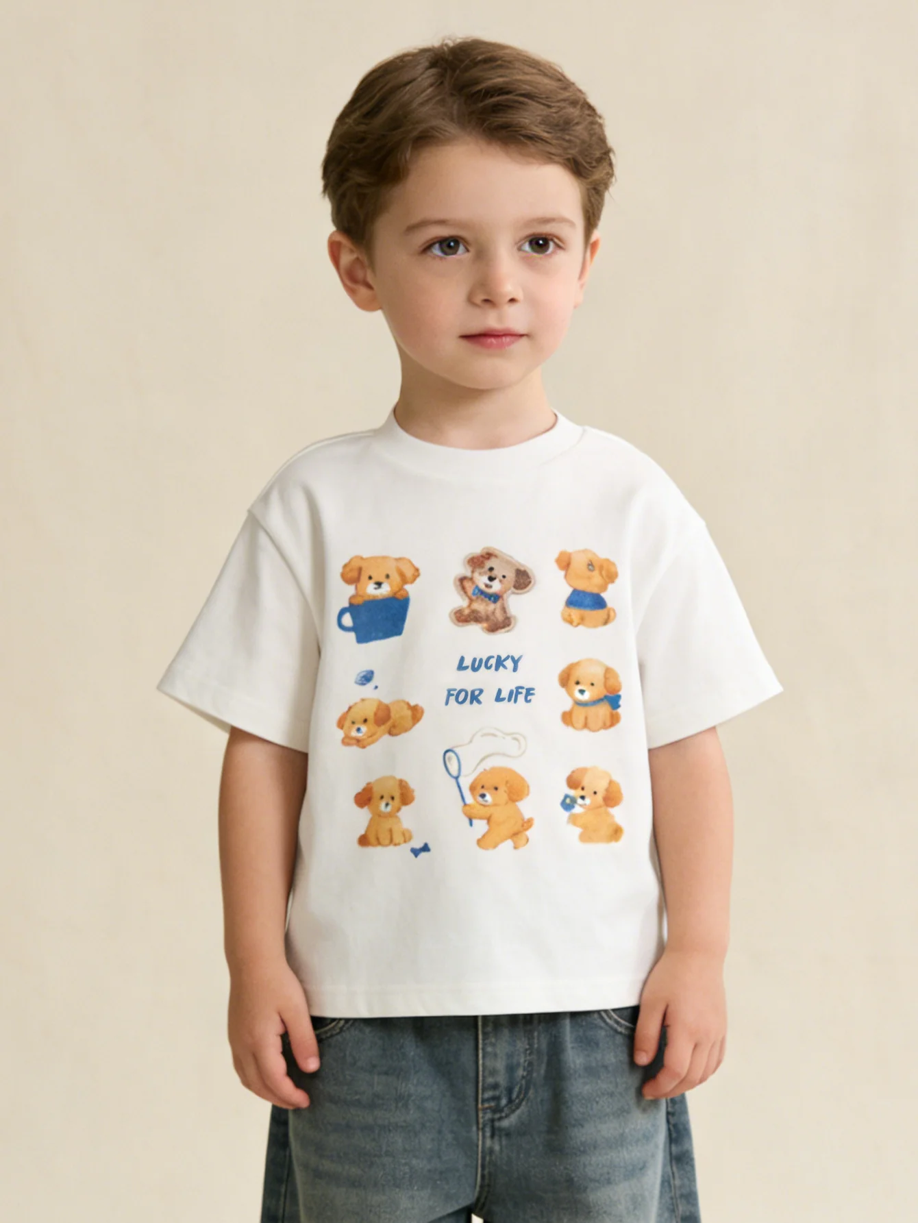 Balabala Toddler Unisex Short-Sleeve T-Shirt