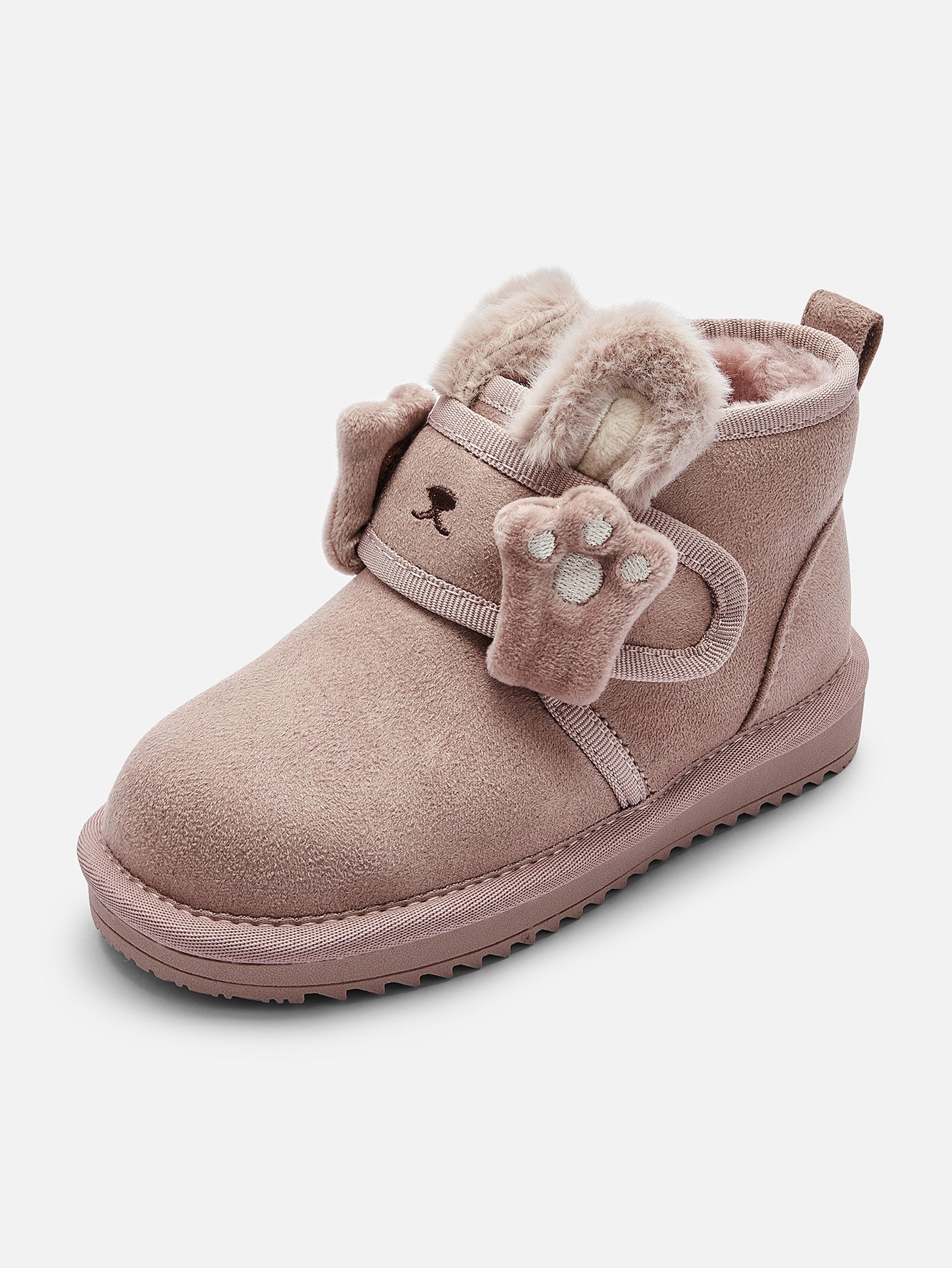 balabala Unisex Baby and Toddler Water-Repellent Plush Velcro Snow Boots - Image 13