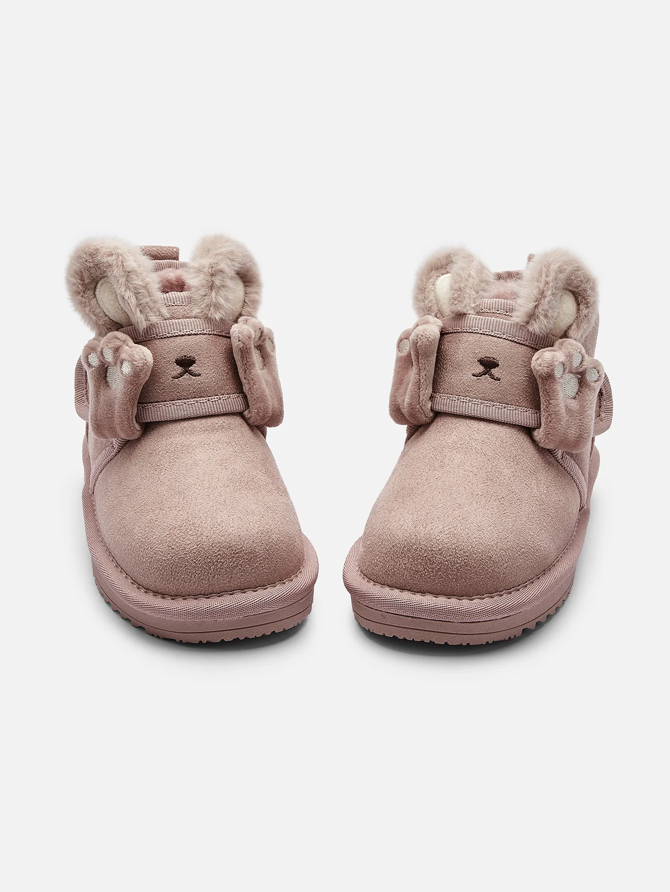 balabala Unisex Baby and Toddler Water-Repellent Plush Velcro Snow Boots - Image 16
