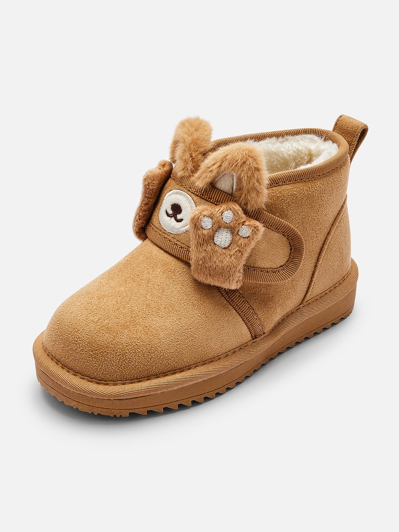 balabala Unisex Baby and Toddler Water-Repellent Plush Velcro Snow Boots - Image 6