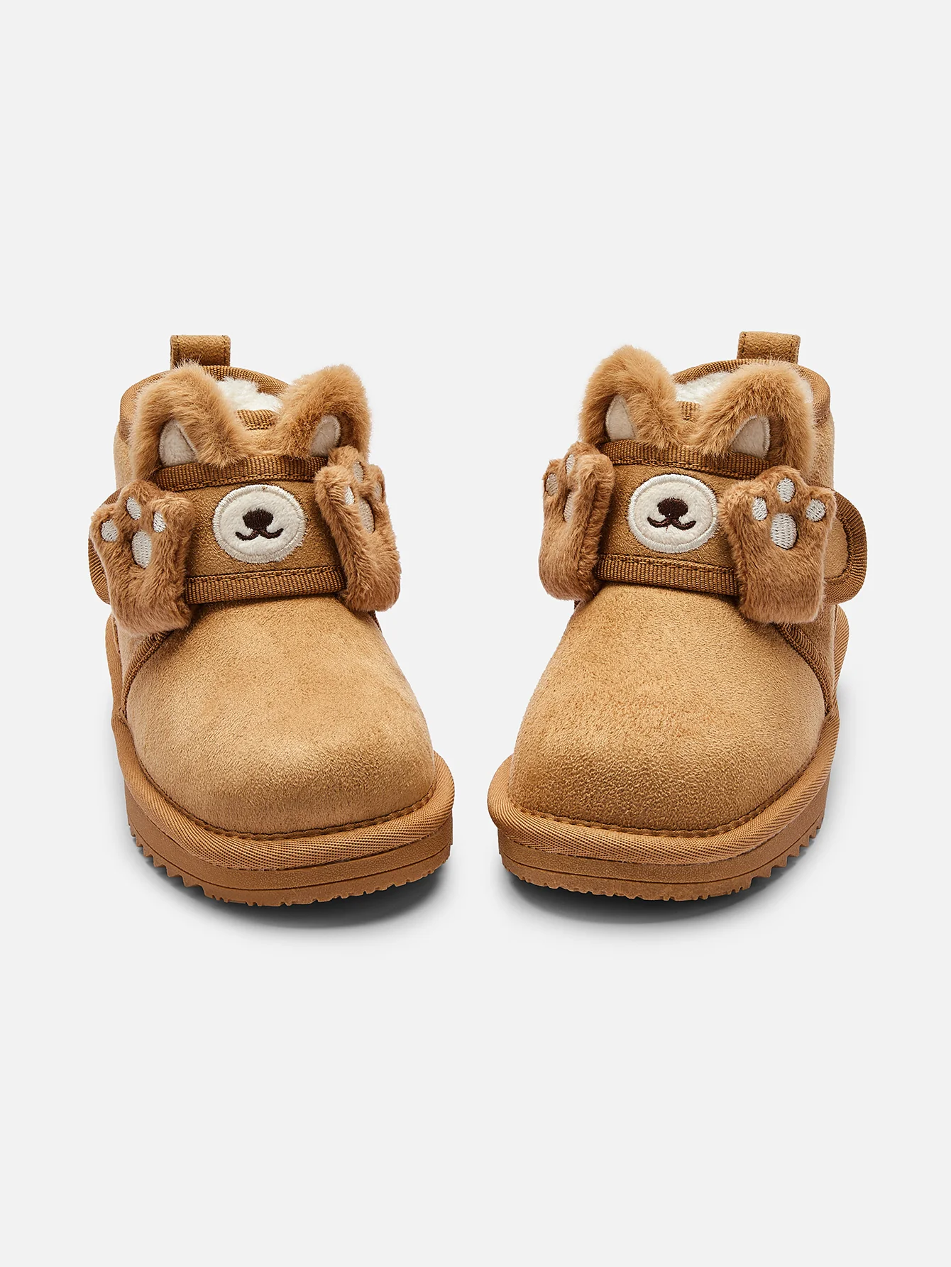 balabala Unisex Baby and Toddler Water-Repellent Plush Velcro Snow Boots - Image 9