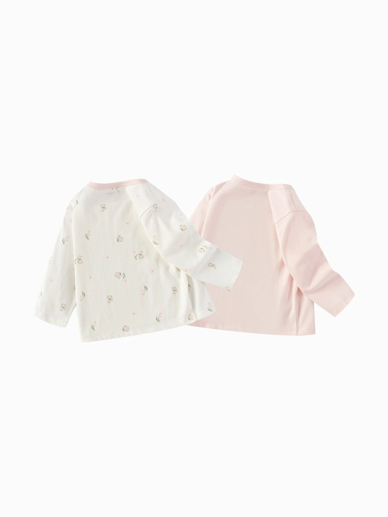 Balabala Unisex Baby 2-Pack Round V-Neck Long Sleeve t-shirt - Image 11