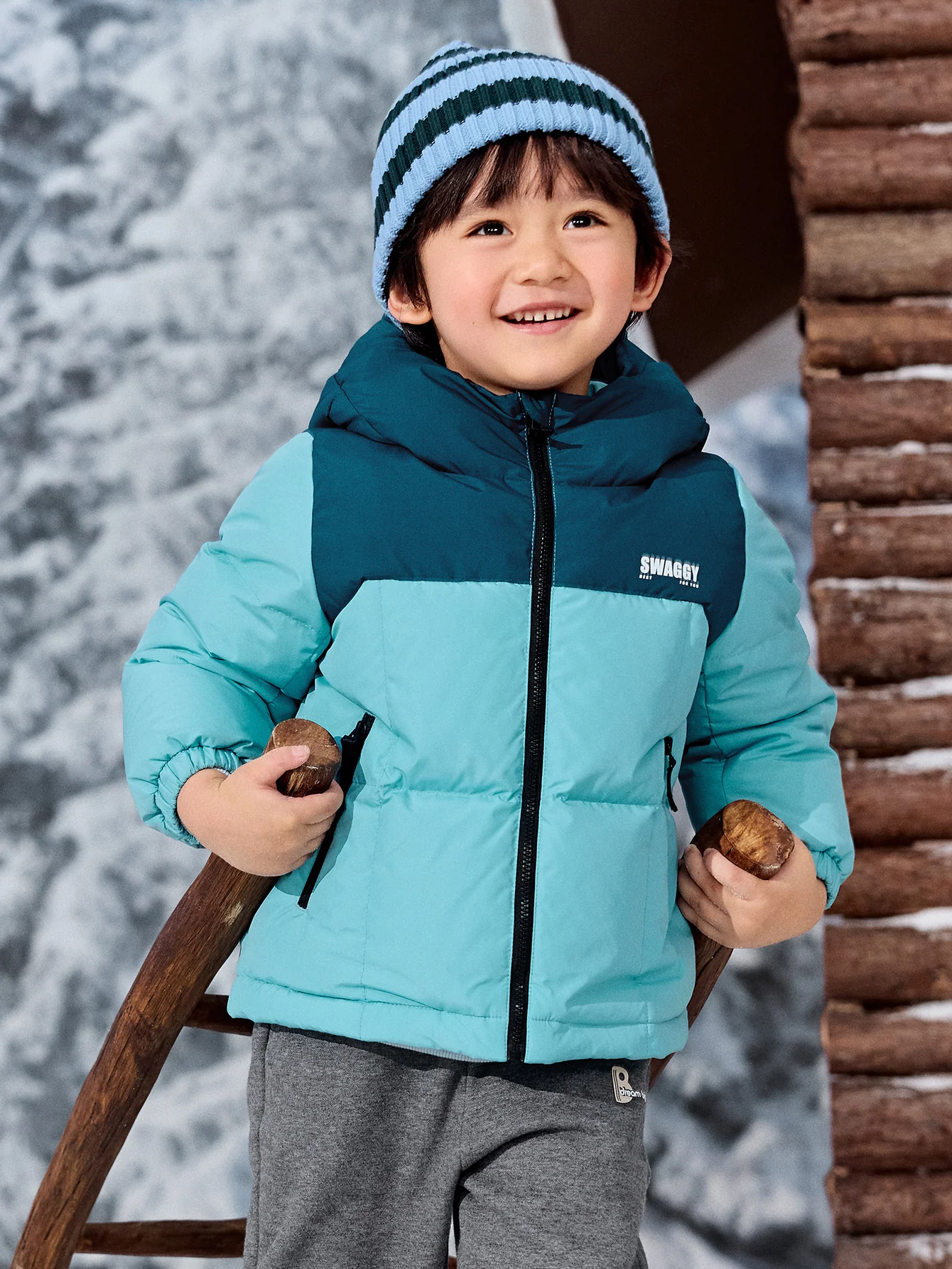 Balabala Unisex Kids Down Jacket - Image 19