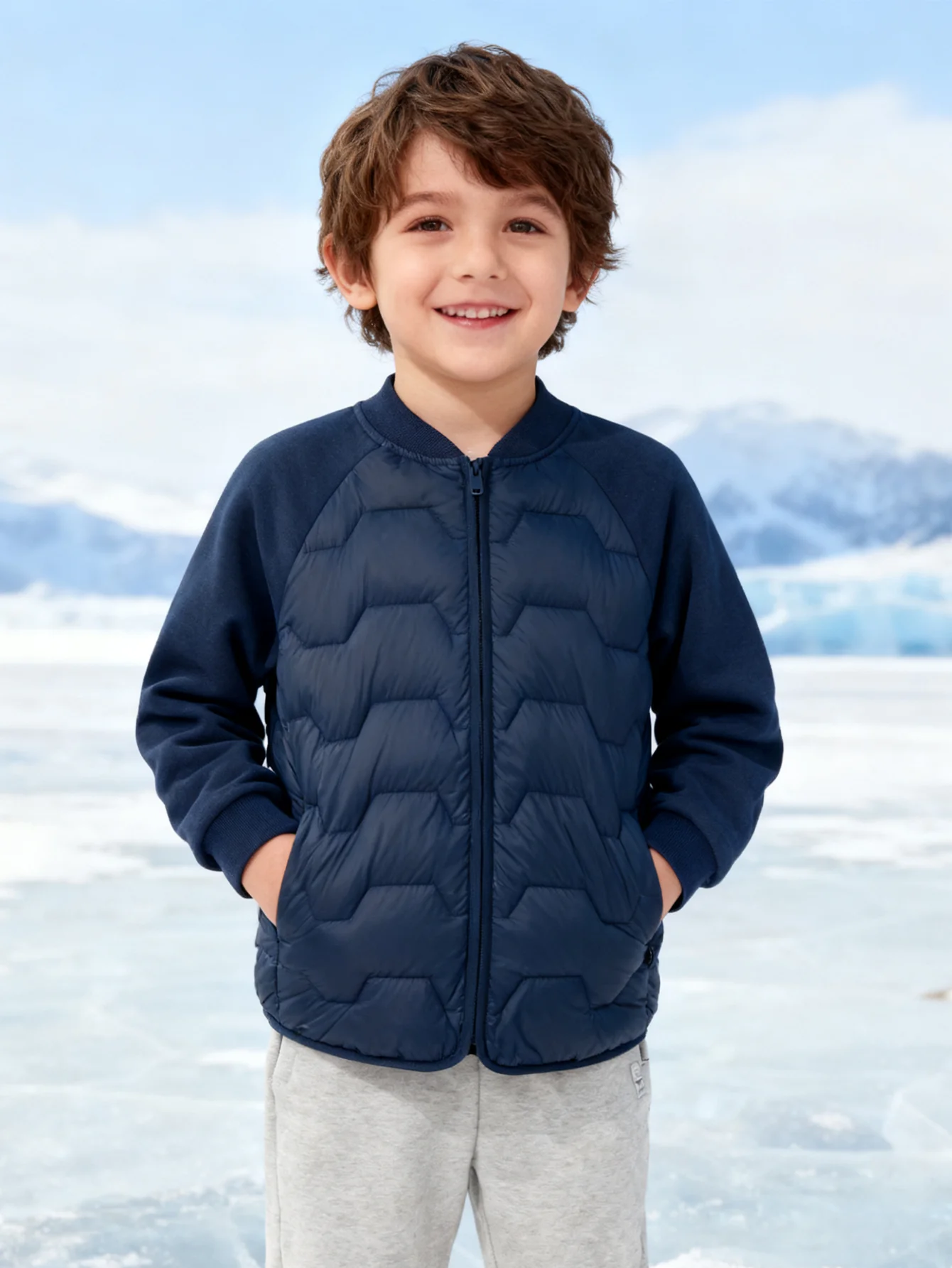 balabala unisex kids Down Jacket Ultra-lightweight（10-20℃ / 50-68°F） - Image 7