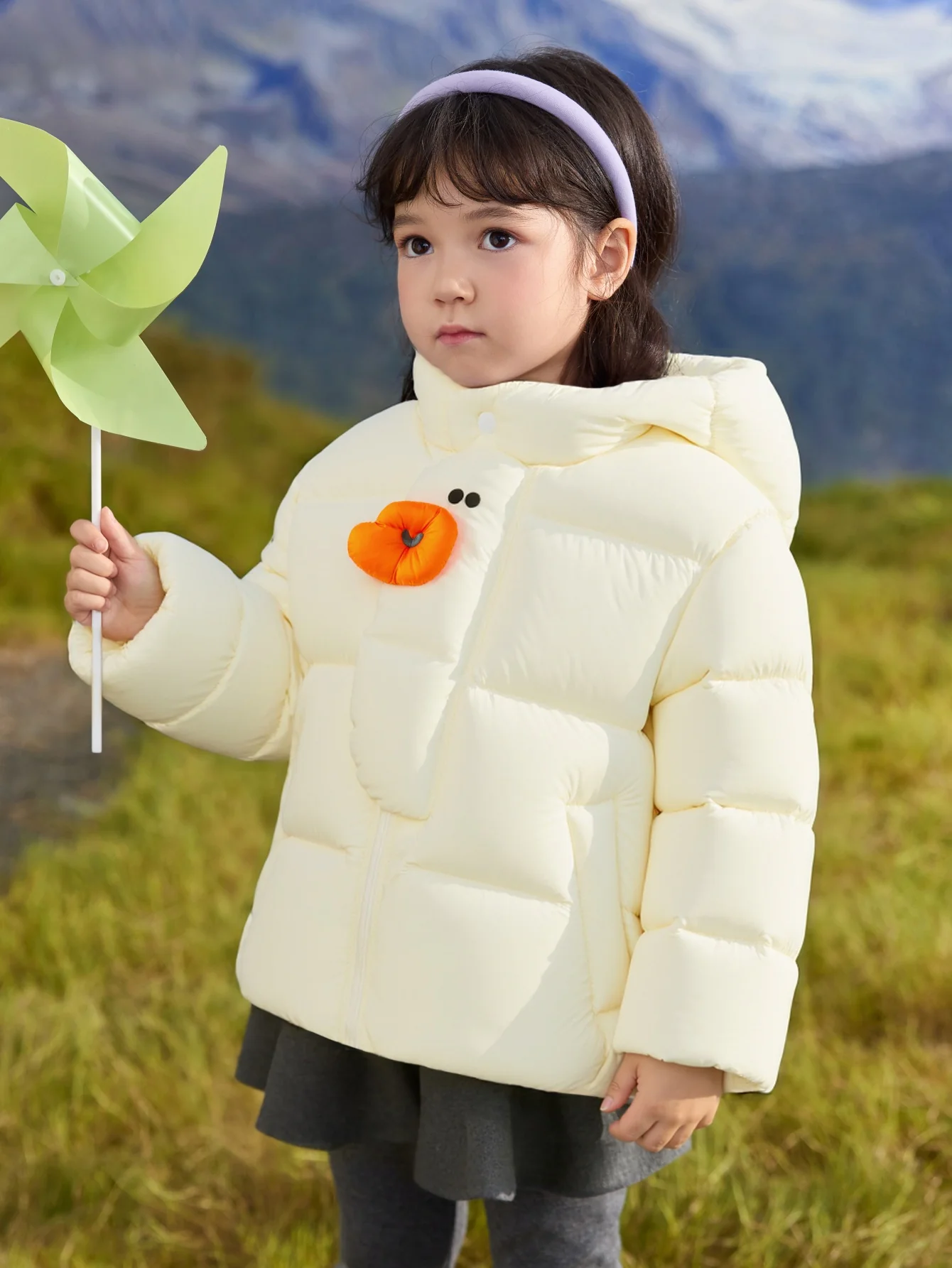 Balabala Unisex Toddler Down Jacket - Image 3