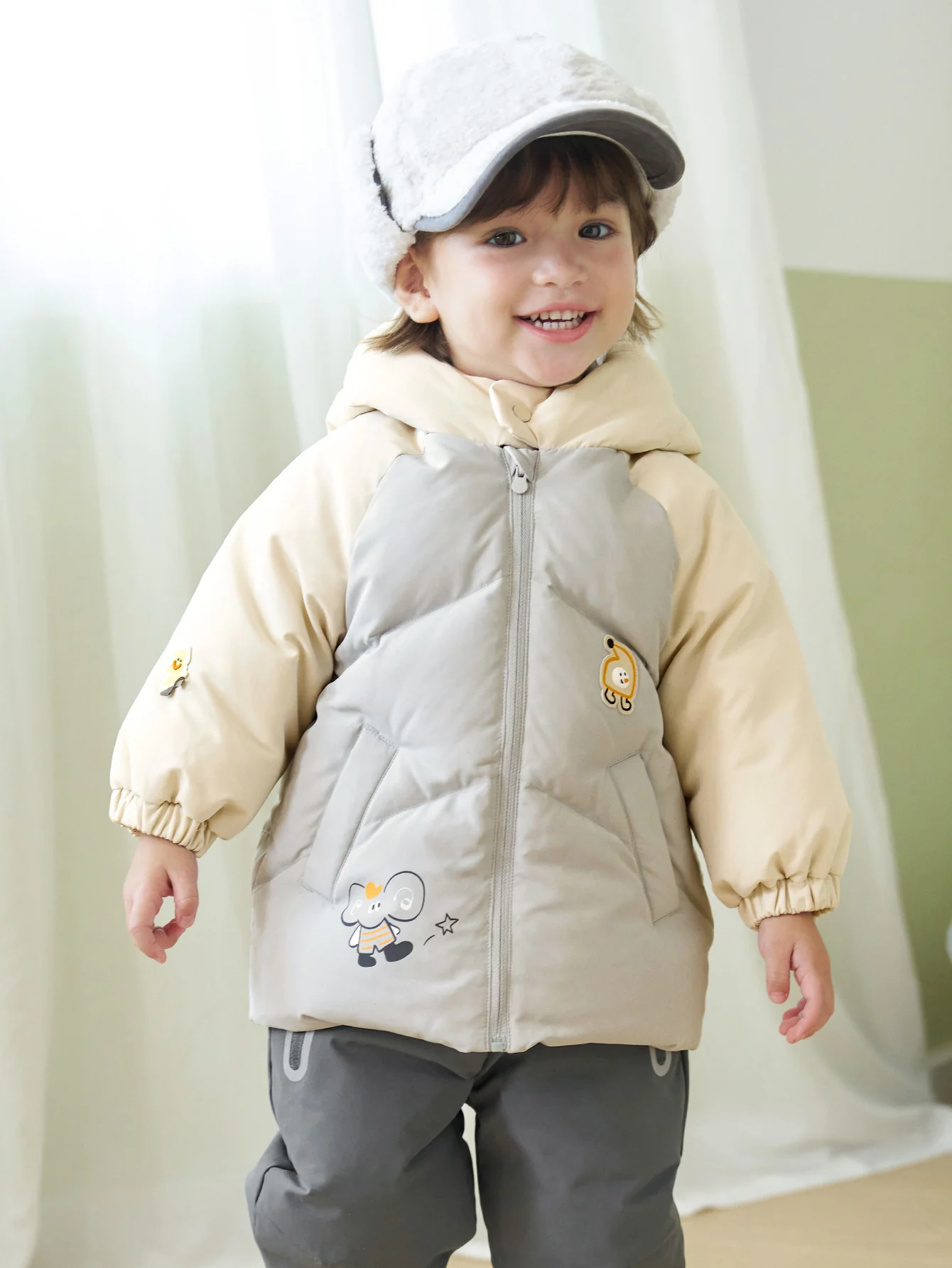 Balabala Unisex Toddler Down Jacket
