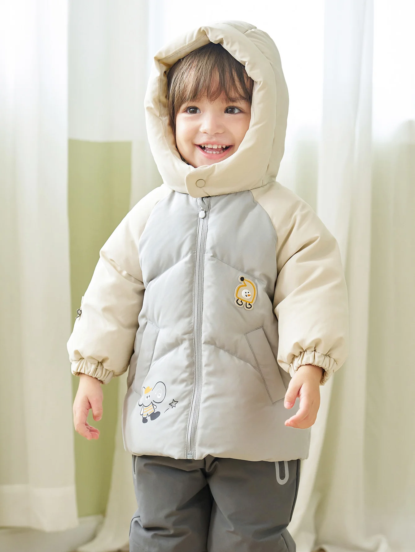 Balabala Unisex Toddler Down Jacket - Image 2