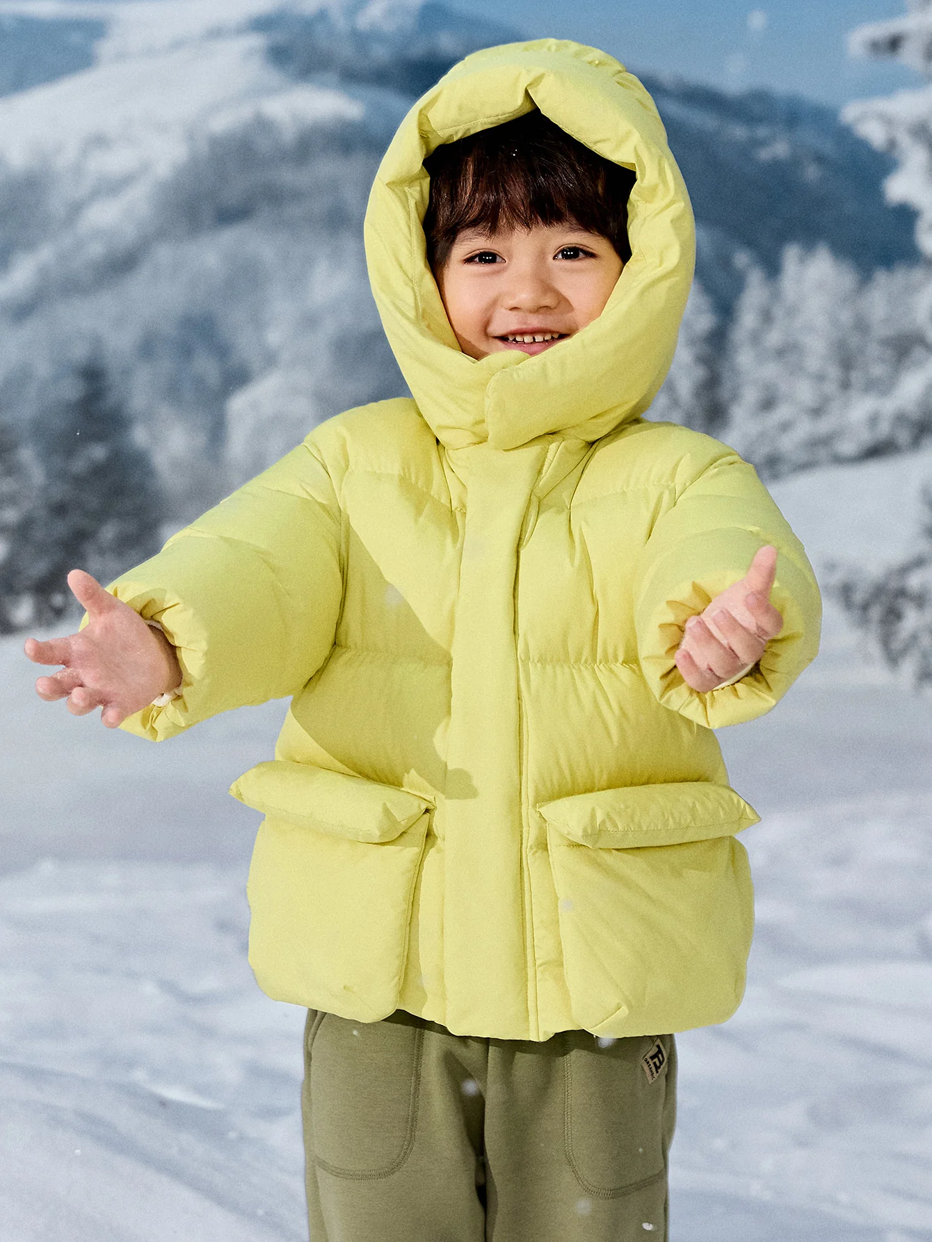 Balabala Unisex Toddler Down Jacket - Image 2