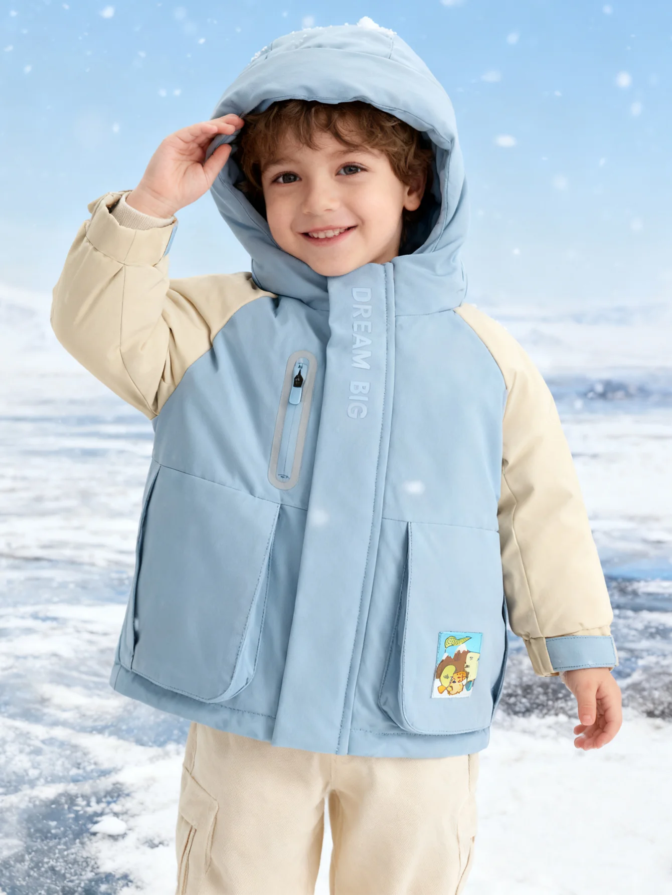 Balabala Unisex Toddler Down Jacket - Image 9