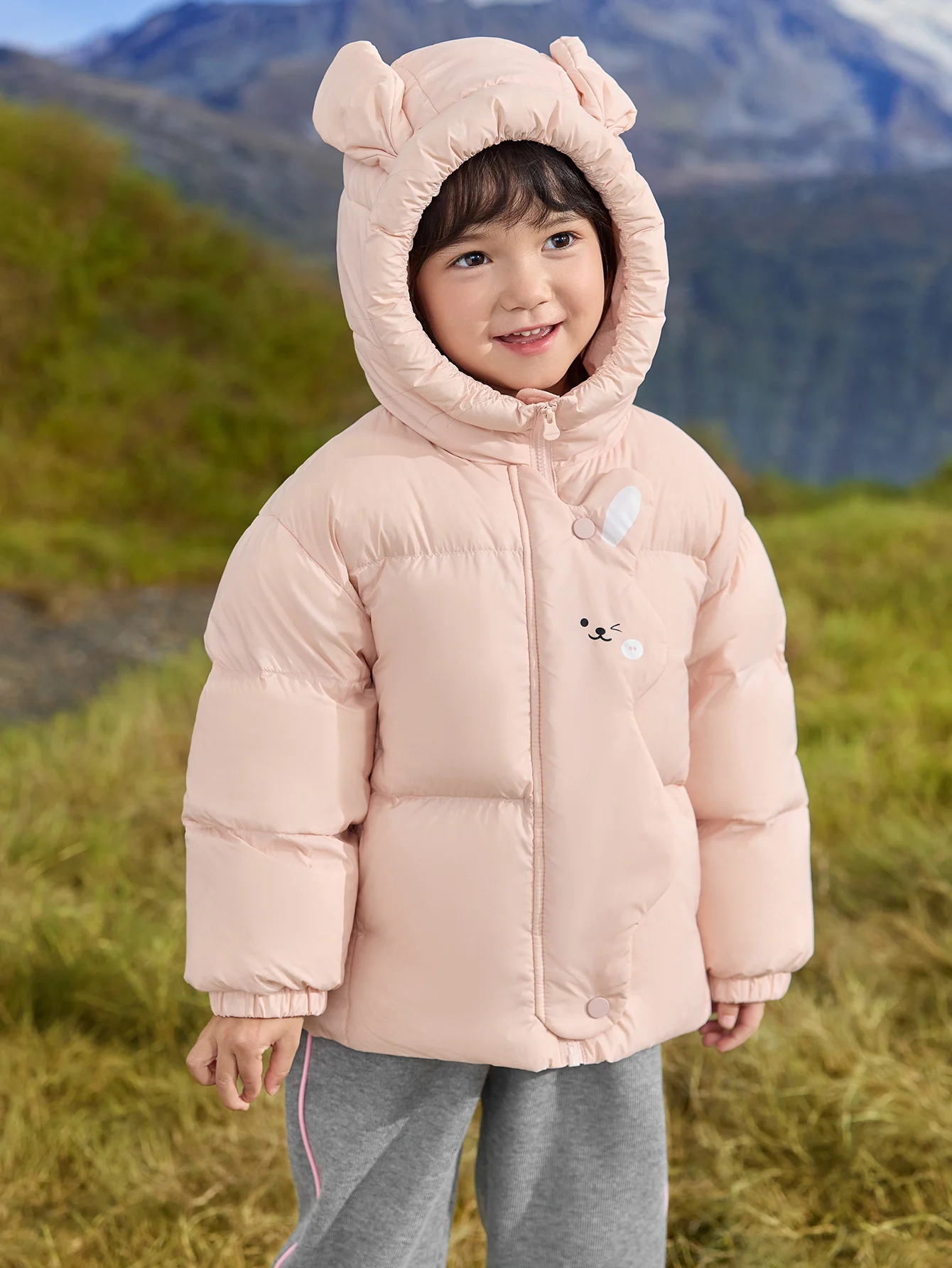 balabala Unisex Toddler Waterproof Down Jacket💦 Cute Design 💥Anti - Season Deal - Image 2