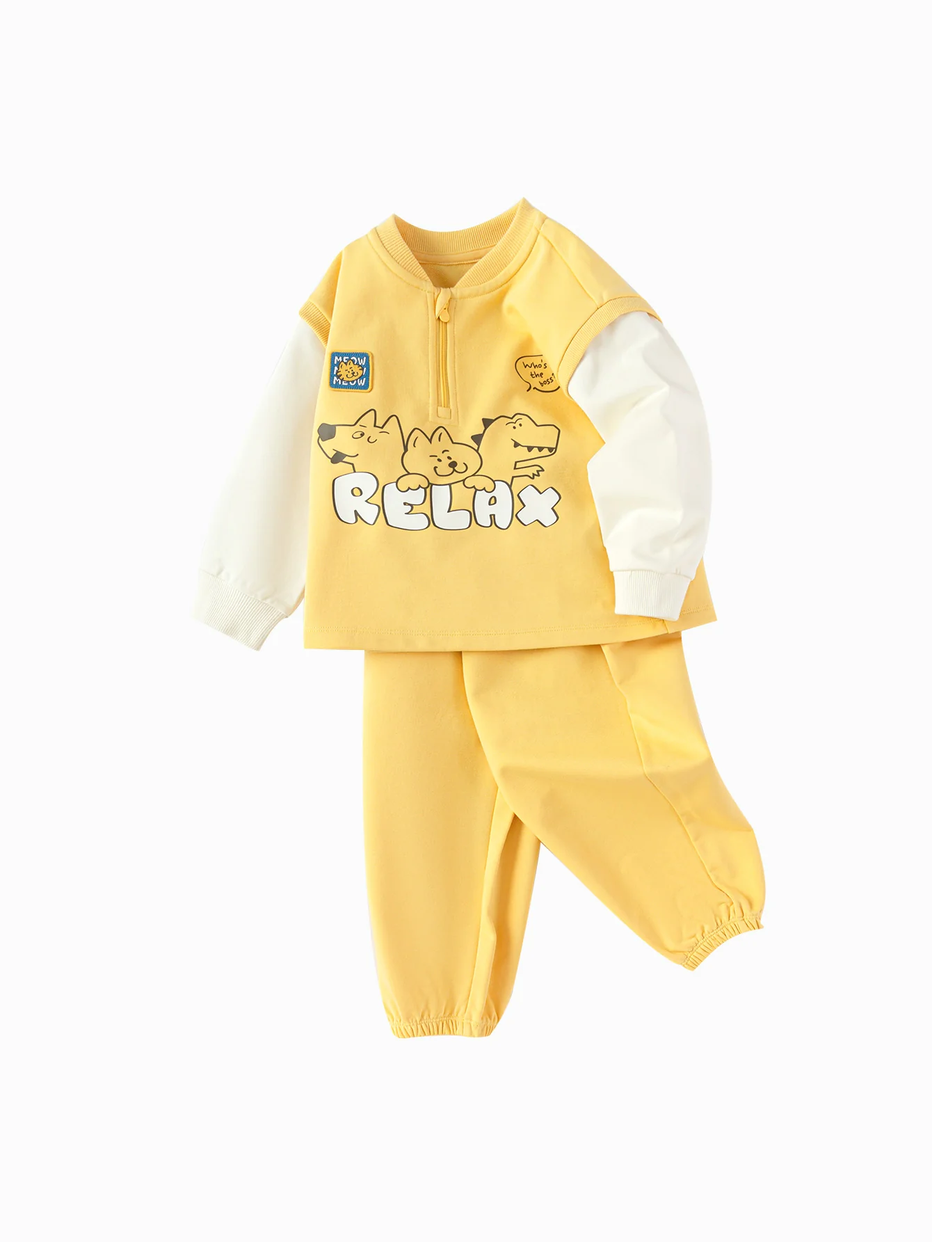 balabala unisex toddler Long Sleeve Suit - Image 4