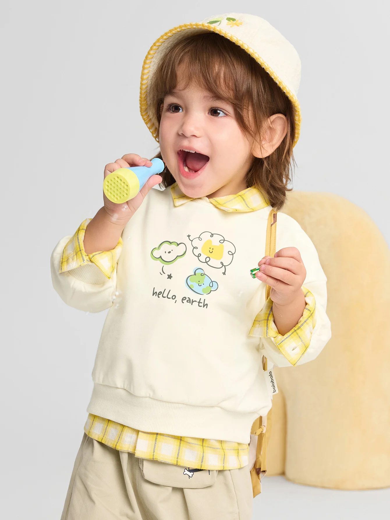 balabala unisex toddler Long Sleeve Sweatshirt & Hoody - Image 2