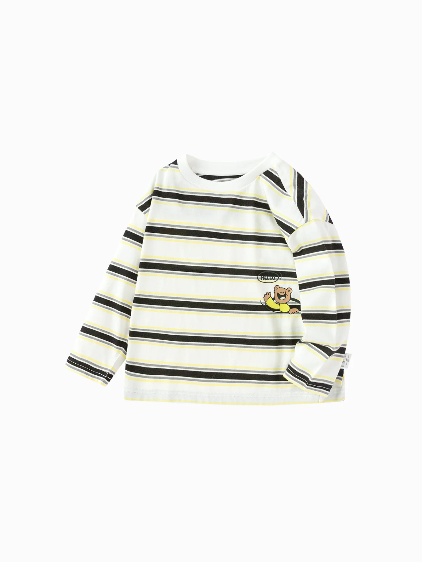 balabala Unisex Toddler Round V-neckLong Sleeve T-Shirt - Image 21