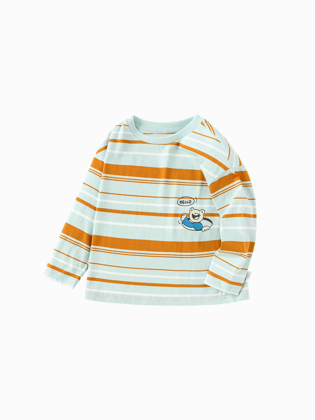 balabala Unisex Toddler Round V-neckLong Sleeve T-Shirt - Image 4
