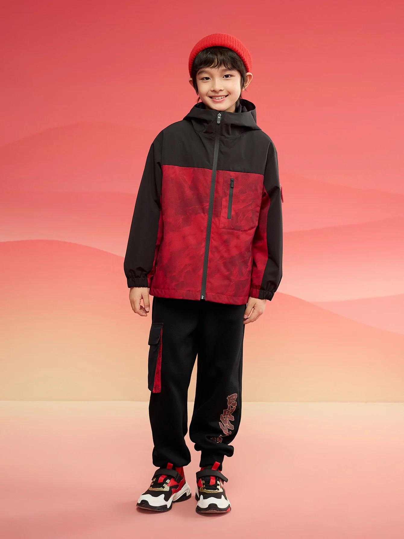 Balabala Children Clothes Boy Jacket 2025 New Winter Cotton Jacket Waterproof Twin-Set New Year's Outfit - Image 3