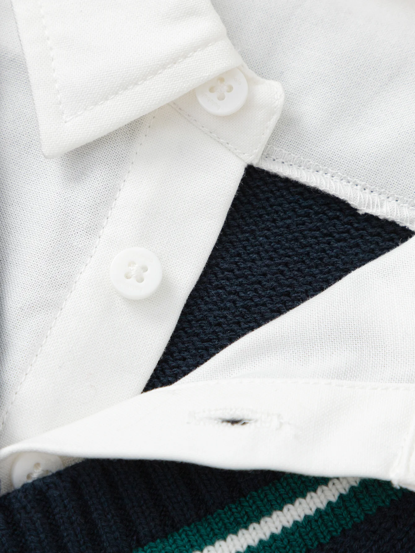 balabala New Preppy Style Boy Patchwork Collar Sweater - Image 21