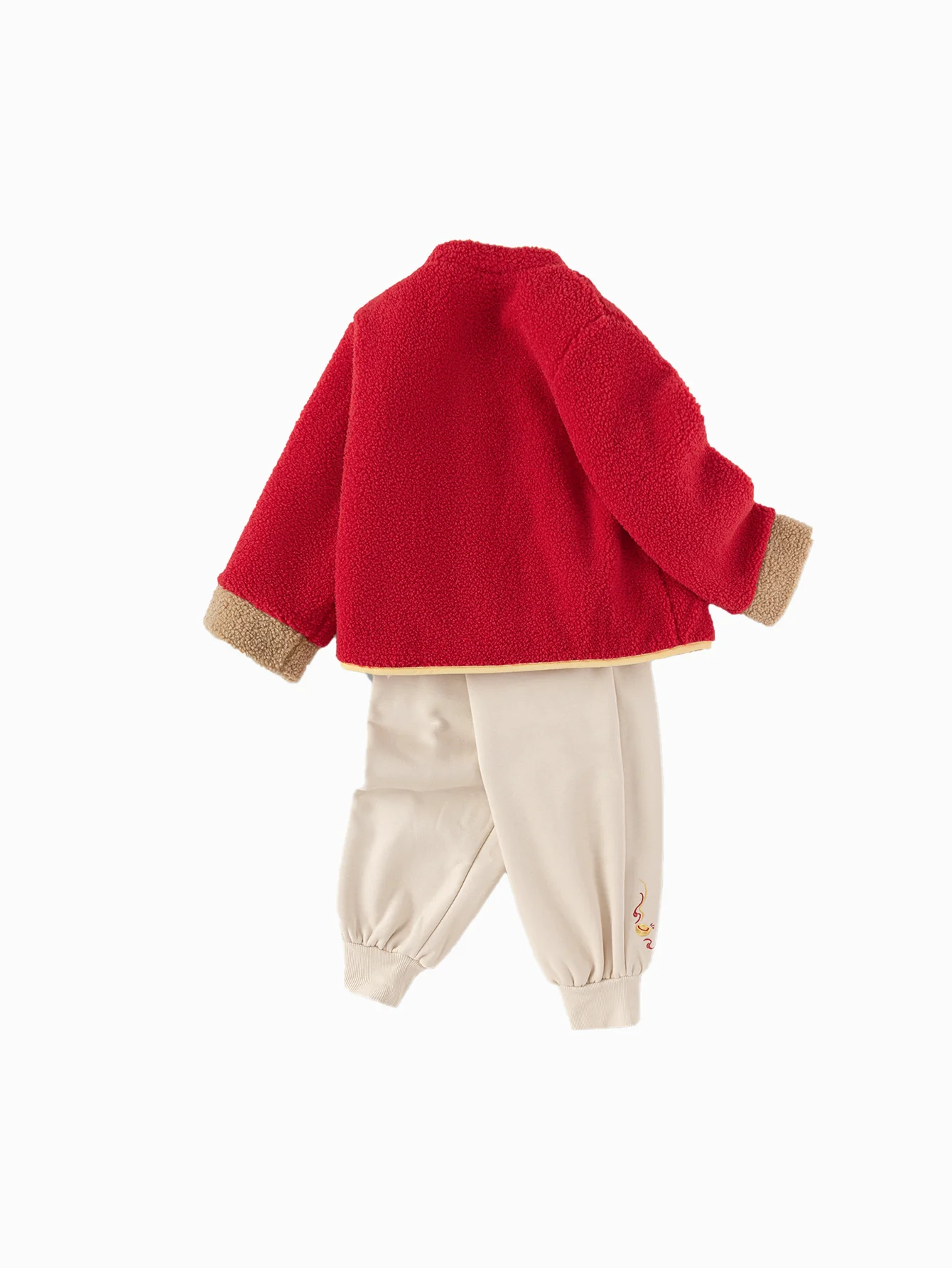 Balabala Children Clothes Suit Boys And Girls Long Sleeve Autumn And Winter 2025 New Baby Fleece New Year's Greeting Outfit - Image 5