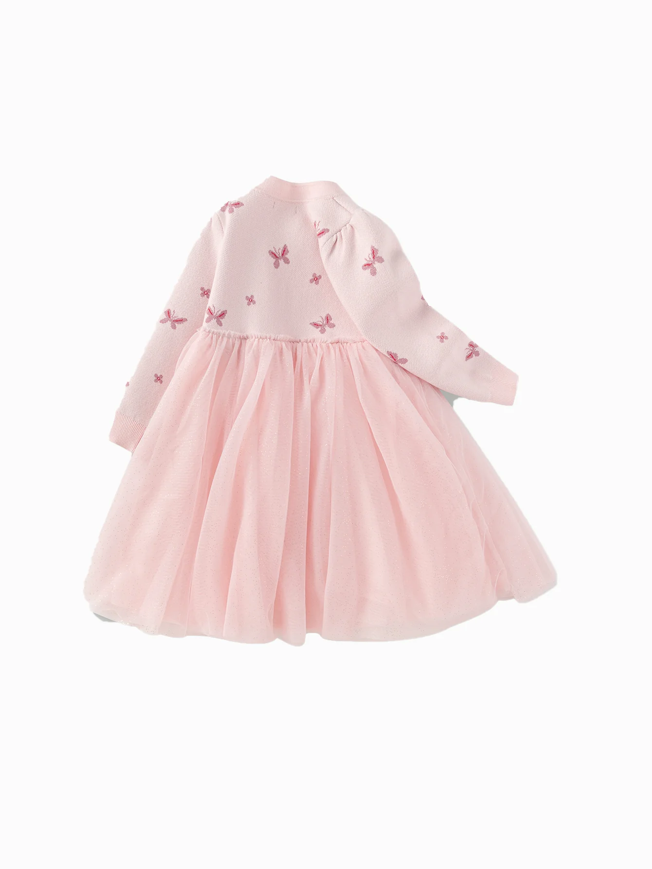 Balabala Children Clothes Girl Dress Children Skirt Knitted Mesh 2025 Winter New Princess Dress New Year - Image 11