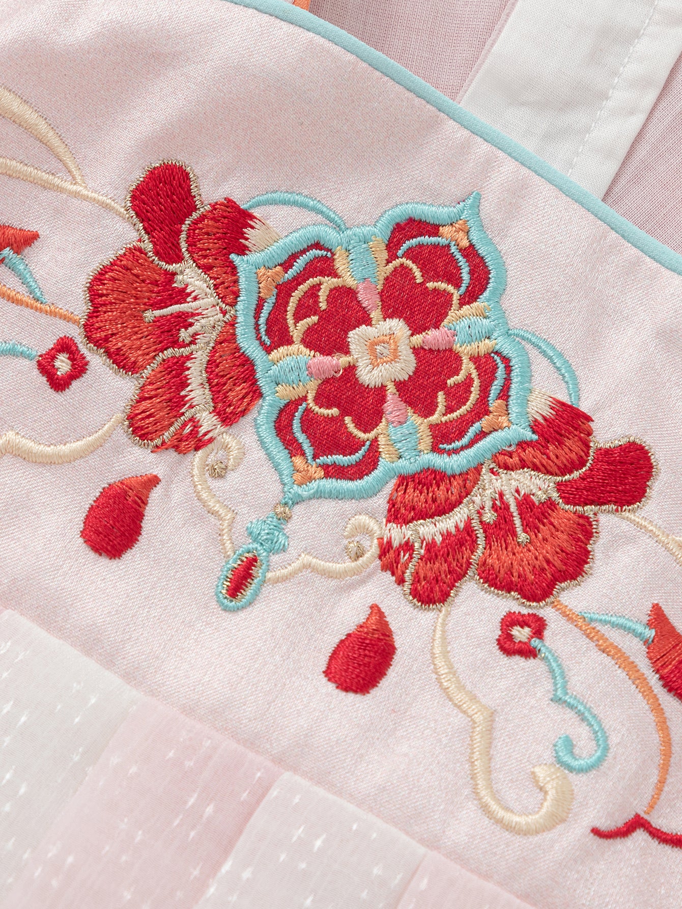 Balabala Girl Hanfu Dress Kids Skirt Red New Year's Outfit Chinese Style Dress - Image 12