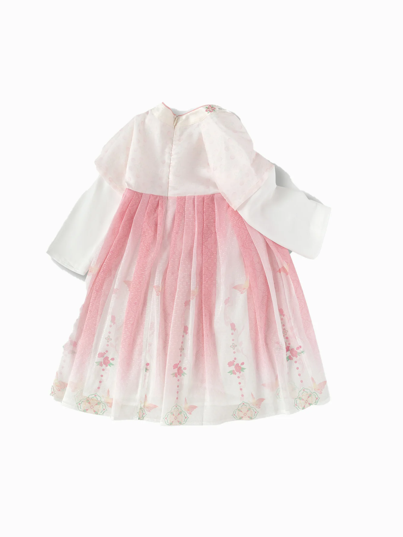 Balabala Girl Hanfu Dress Kids Skirt Red New Year's Outfit Chinese Style Dress - Image 5