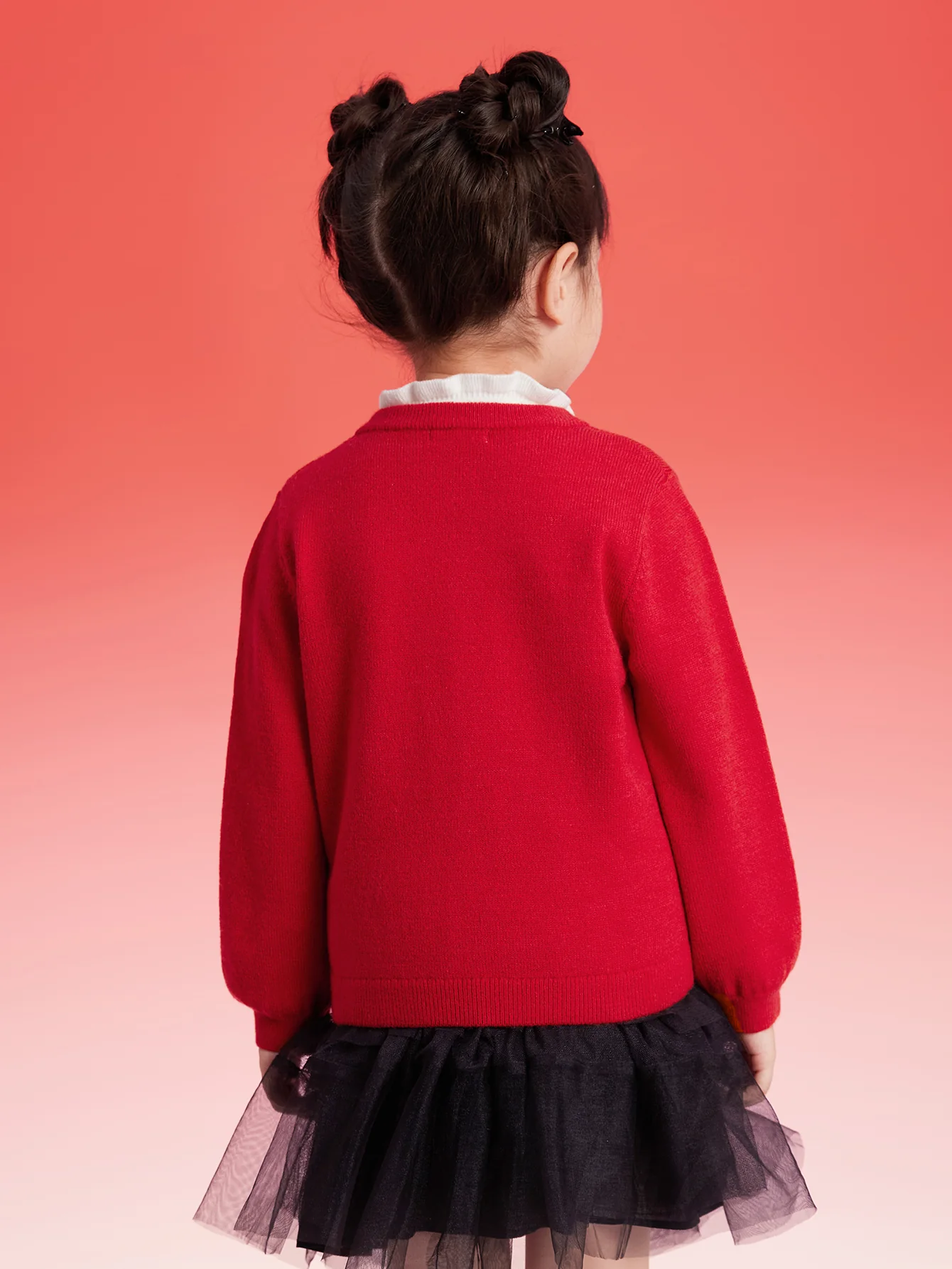 Balabala Children Sweater Girl Sweater 2025 Winter Baby Knit Cardigan Fashion - Image 10
