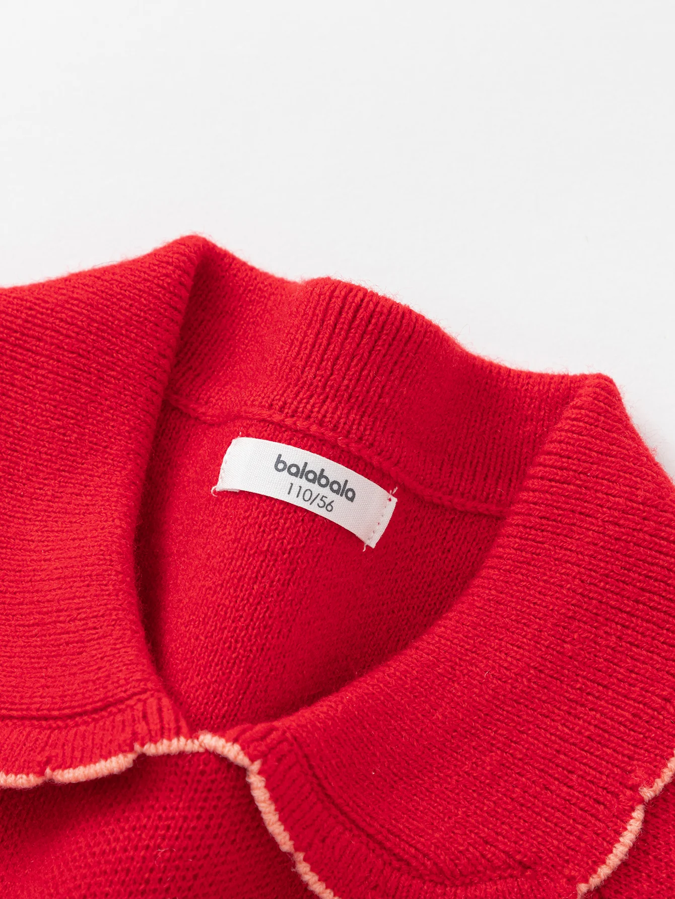 Balabala Girls Sweater 2024 New Winter Kids Knitwear Top New Year's Red Fashion Exquisite Trendy - Image 6