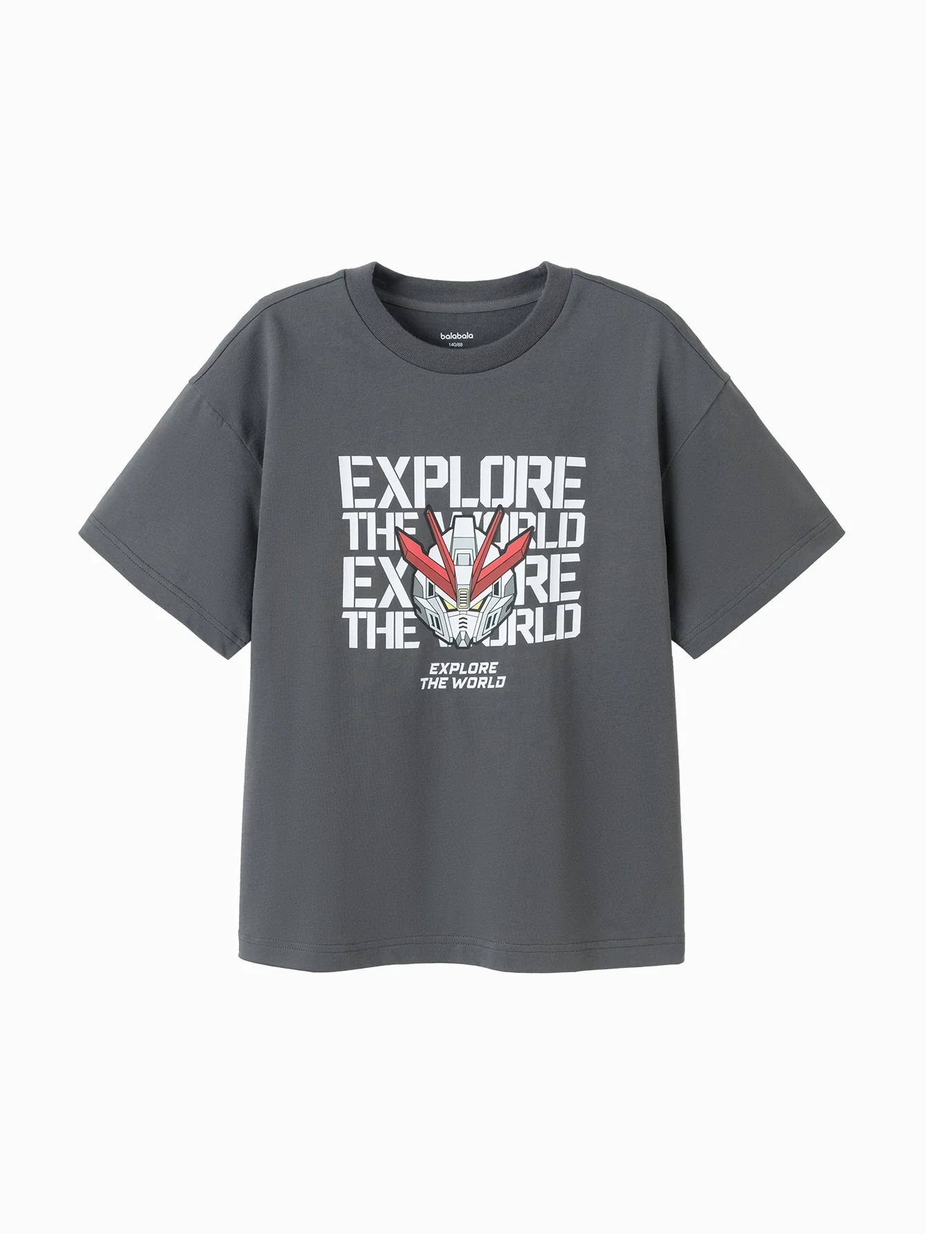 Kids Boy Round V-Neck Short-Sleeved T-Shirt - Image 24