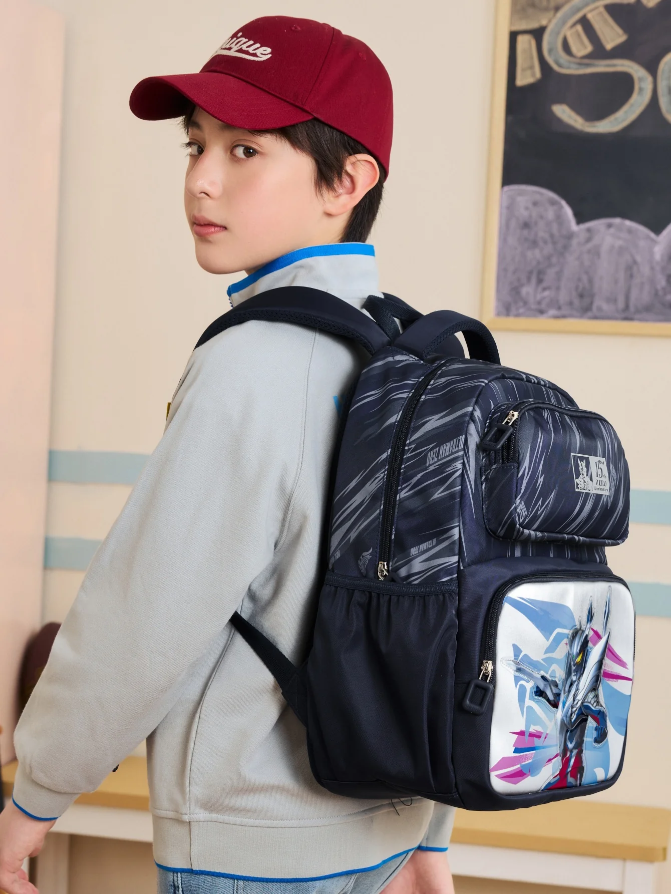 Kids' Extra Large Capacity Adjustable School Backpack with Multiple Compartments - Image 5