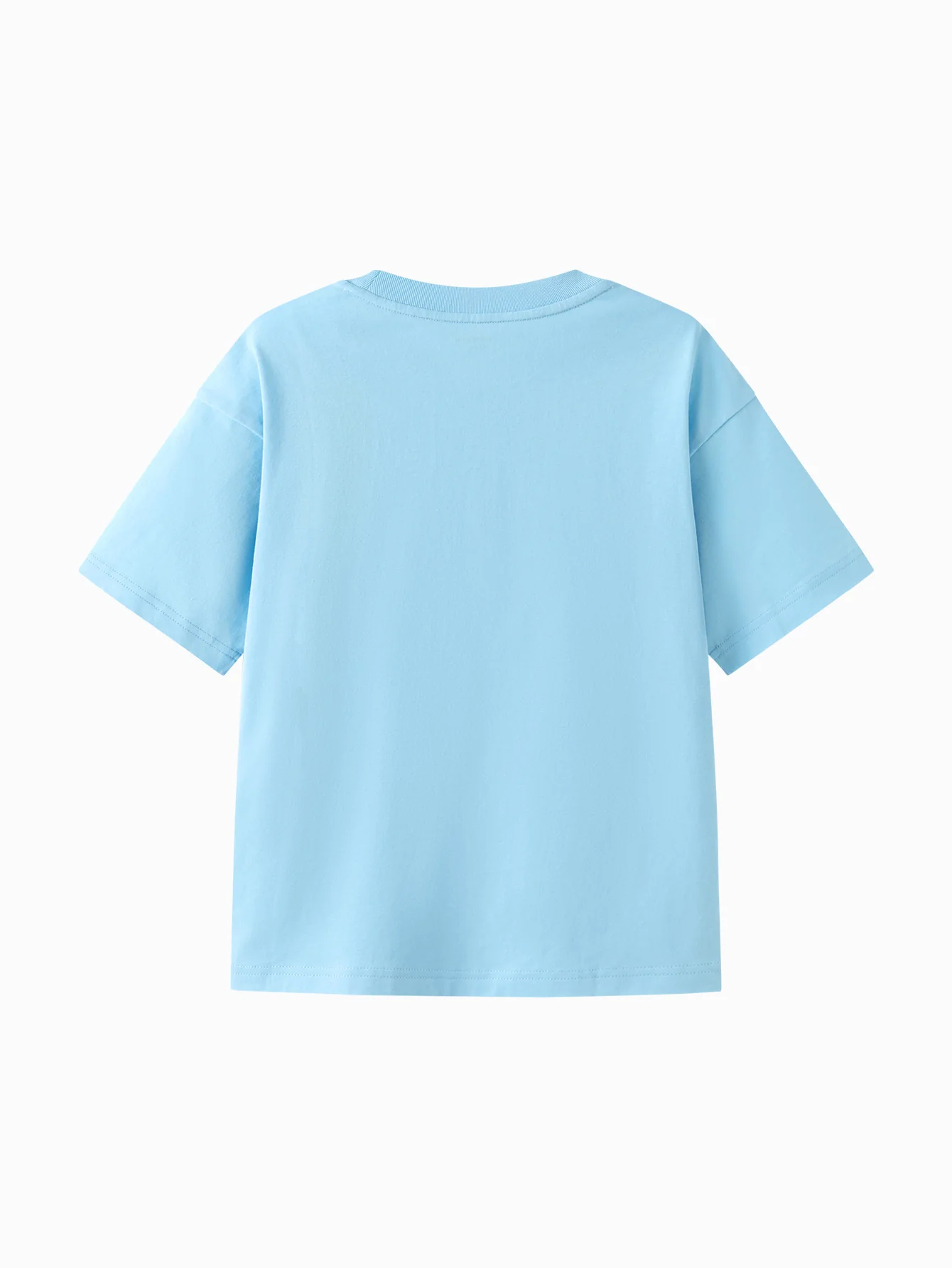 Kids Unisex Round V-Neck Short-Sleeved T-Shirt - Image 24