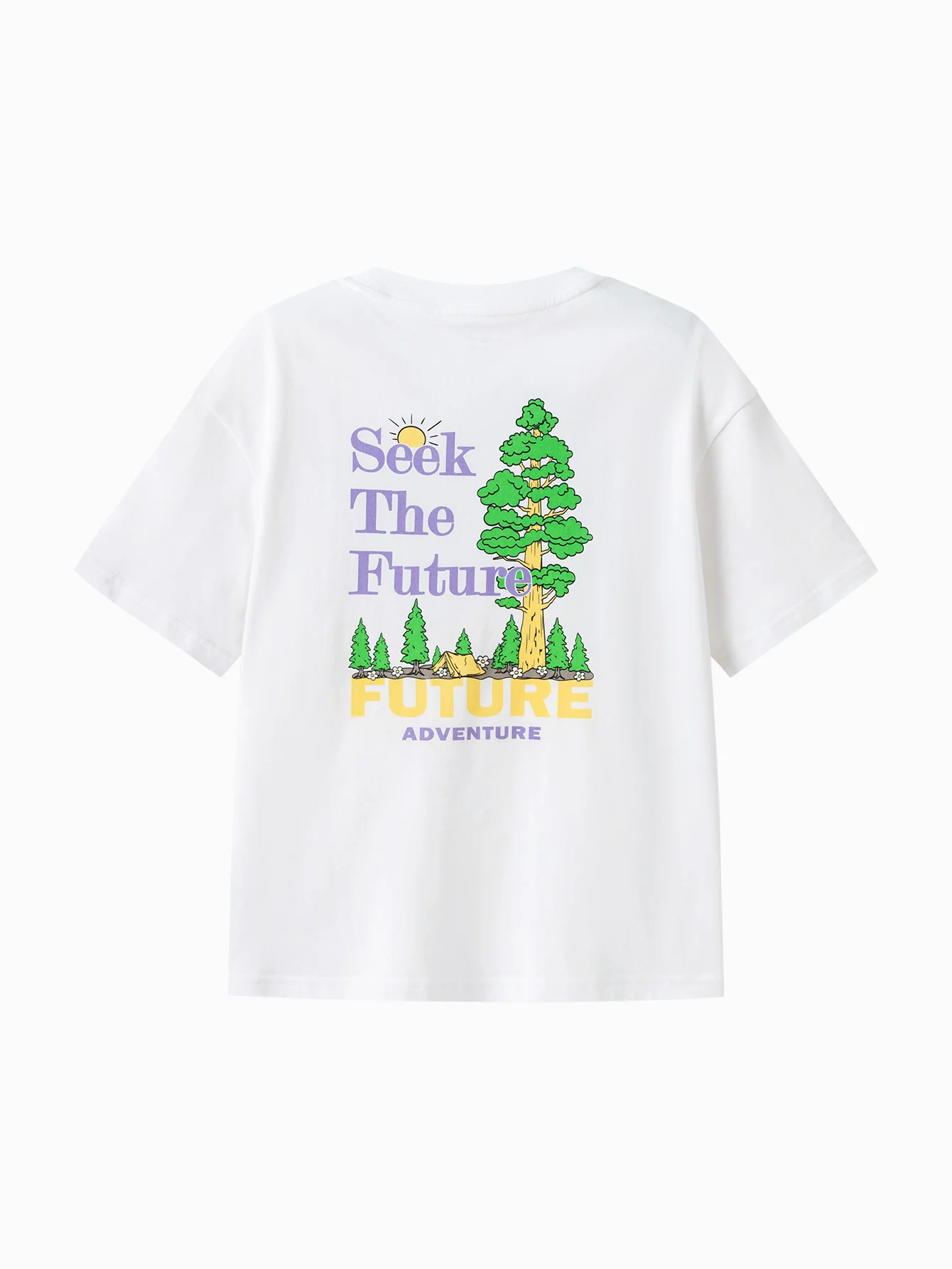 Kids Unisex Round V-Neck Short-Sleeved T-Shirt - Image 13