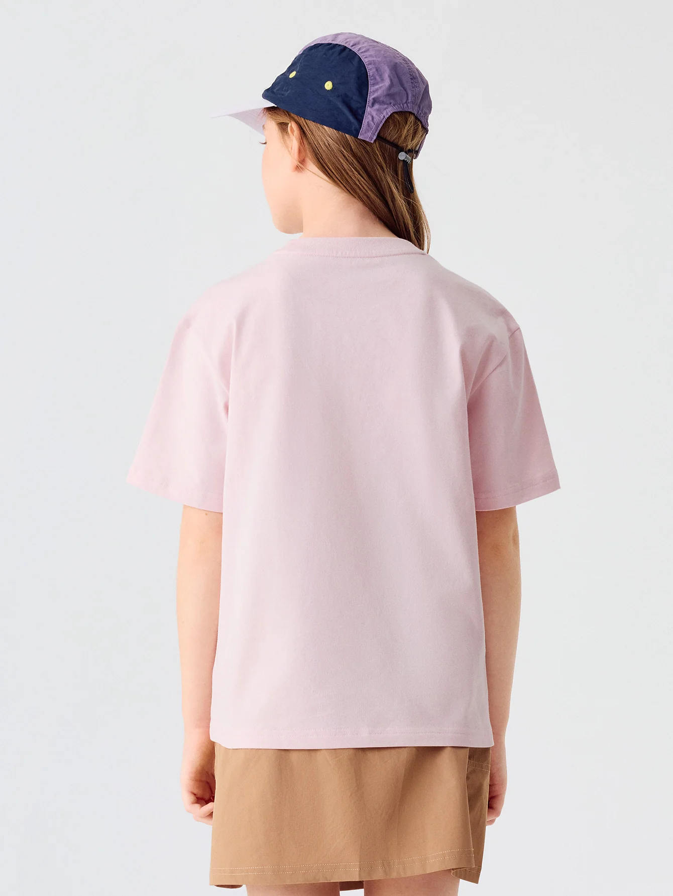 Kids Unisex Round V-Neck Short-Sleeved T-Shirt - Image 4