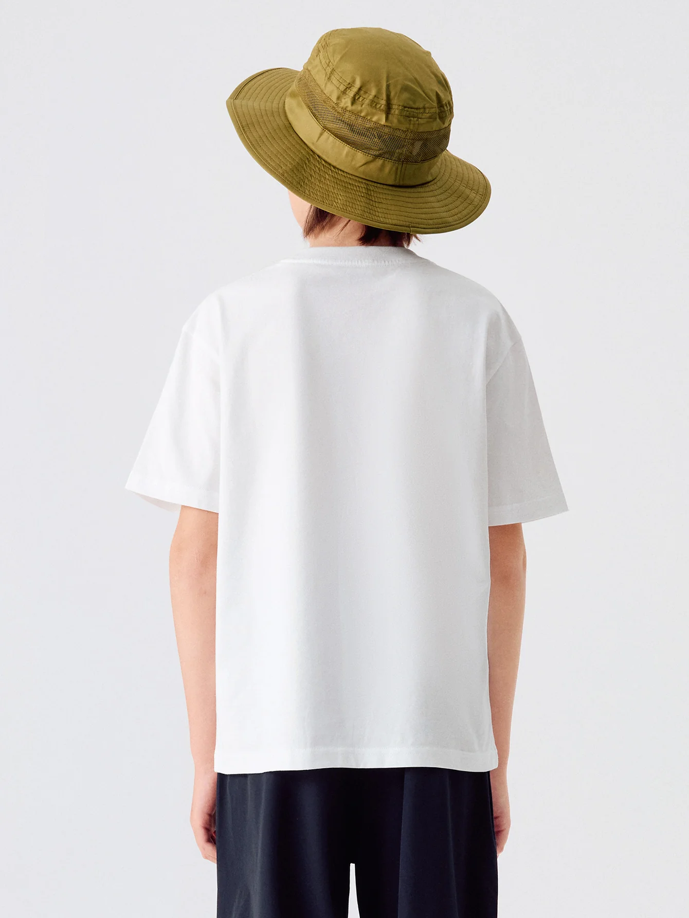 Kids Unisex Round V-Neck Short-Sleeved T-Shirt - Image 3