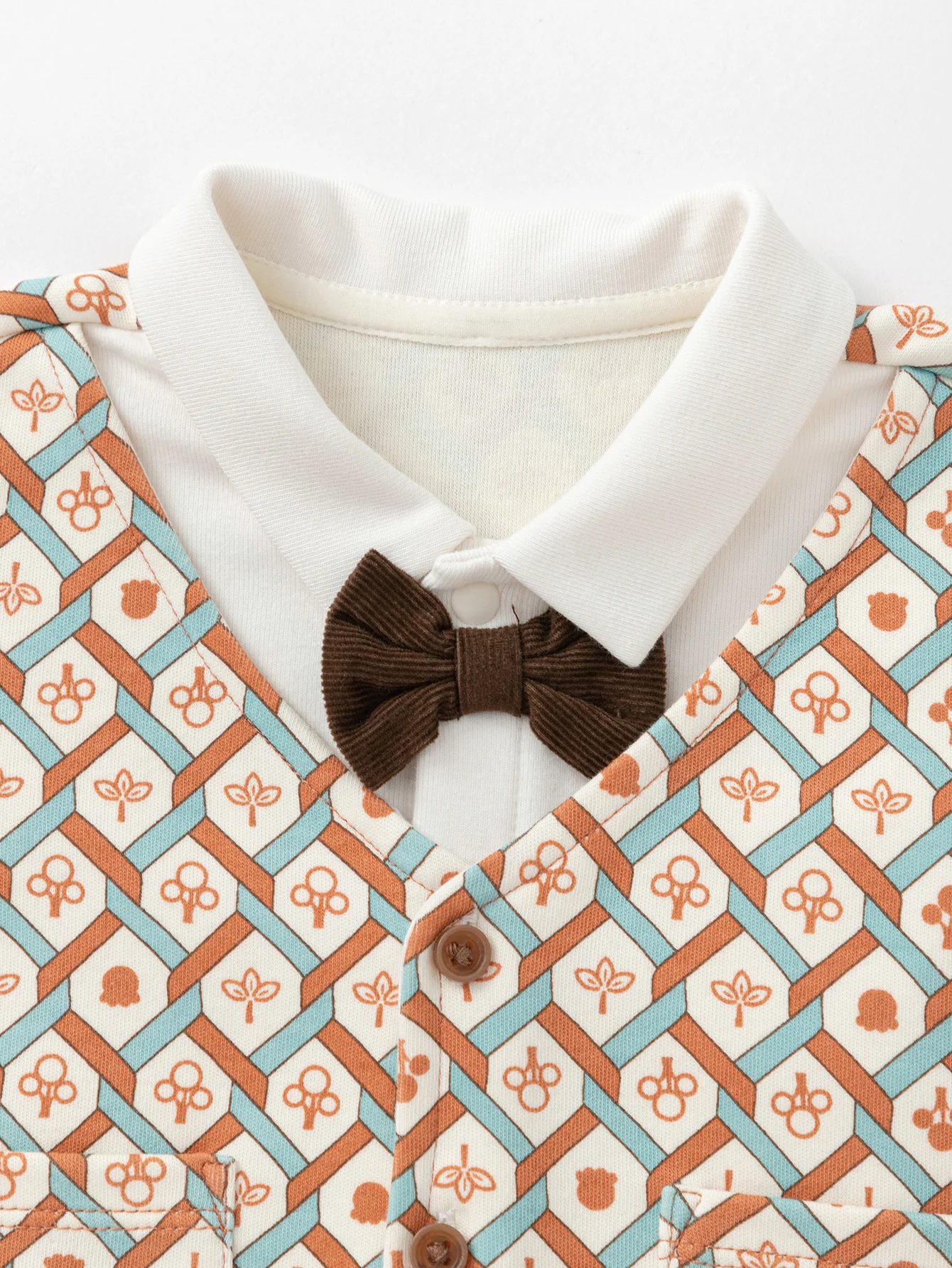 【Little Octopus IP】Outfit 2025 Spring New Style Boys Baby Knitted Jumpsuit - Image 3