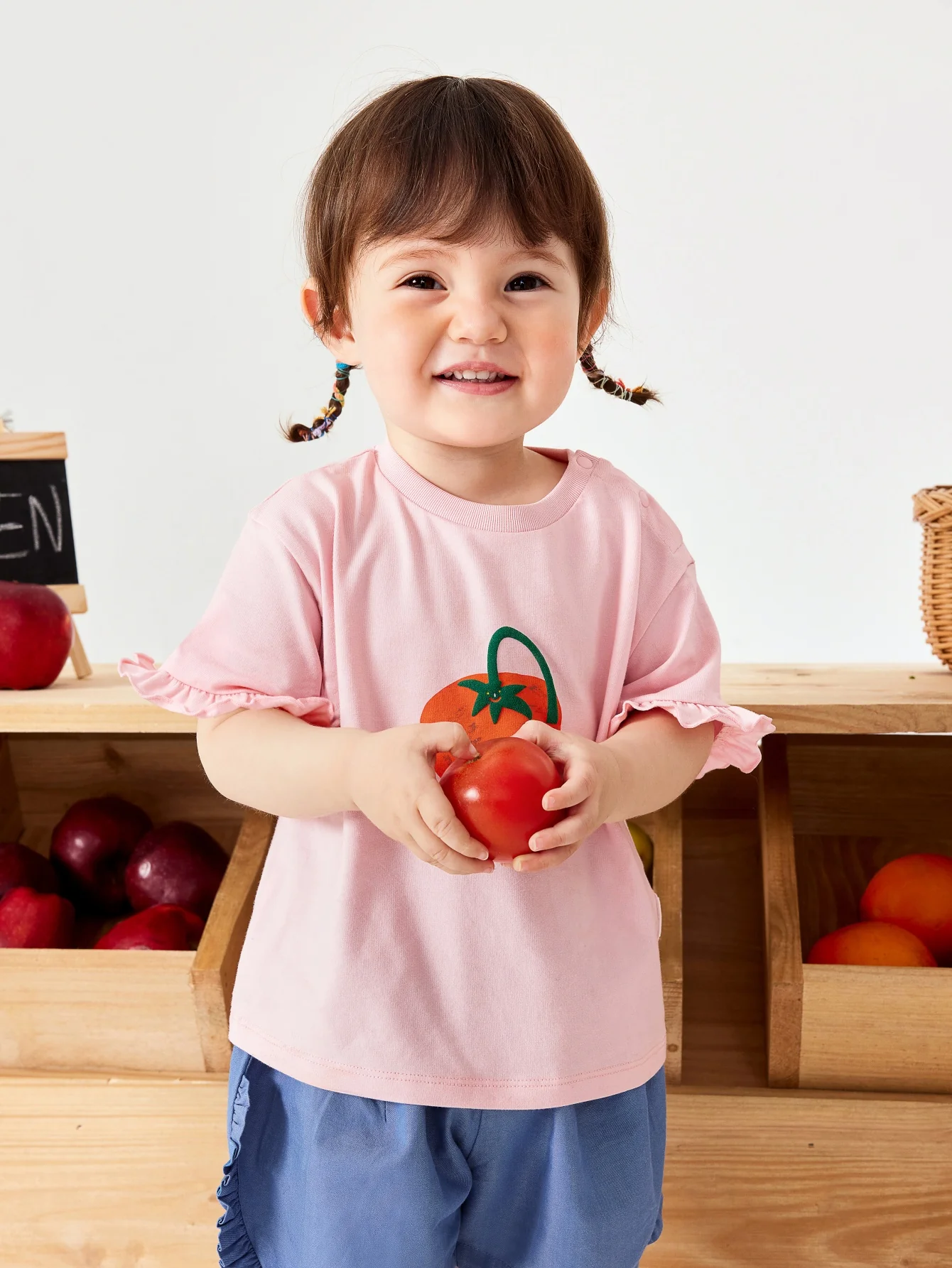 minibala Baby Girl Short Sleeve T-Shirt - Image 12