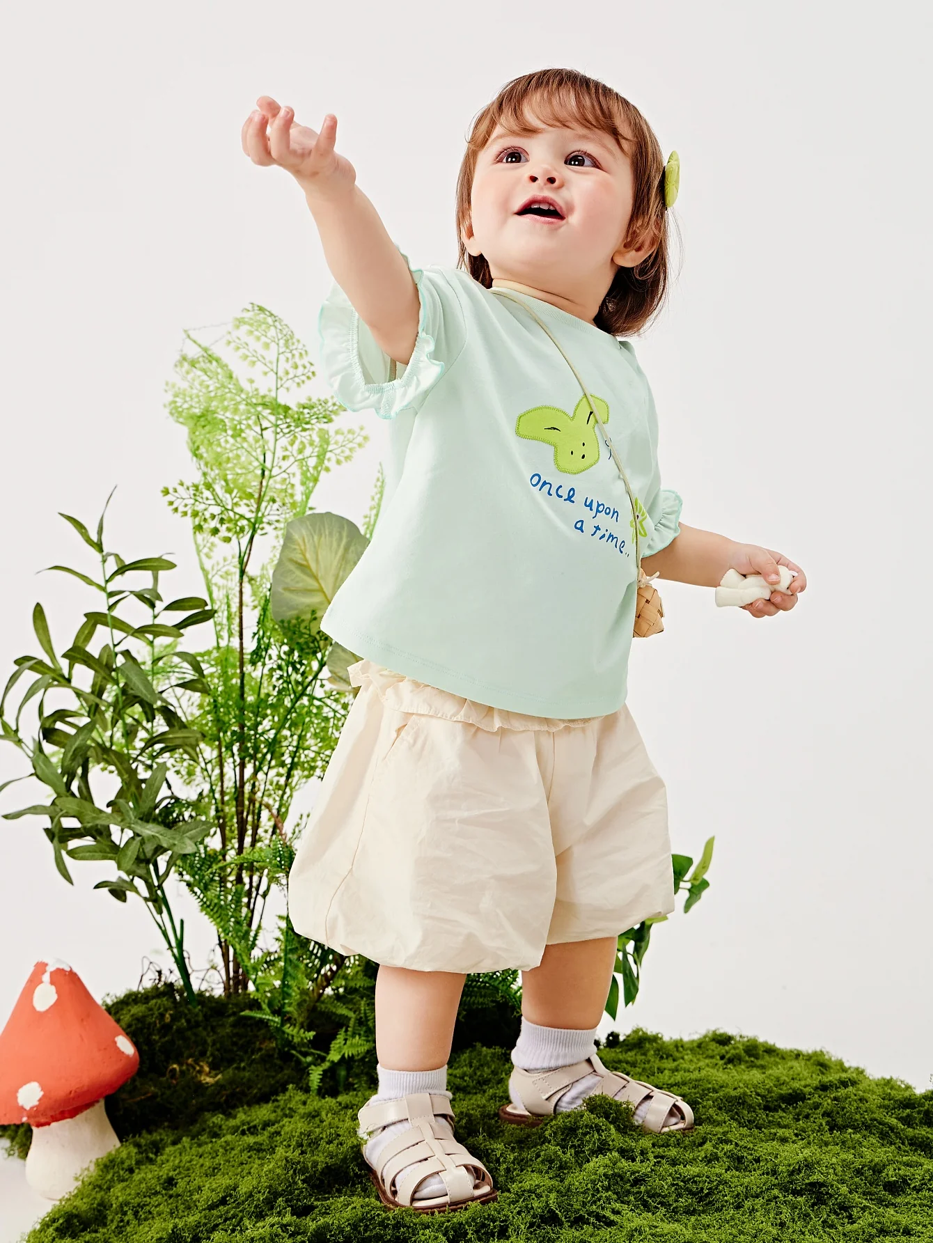 minibala Baby Girl Short Sleeve T-Shirt - Image 6
